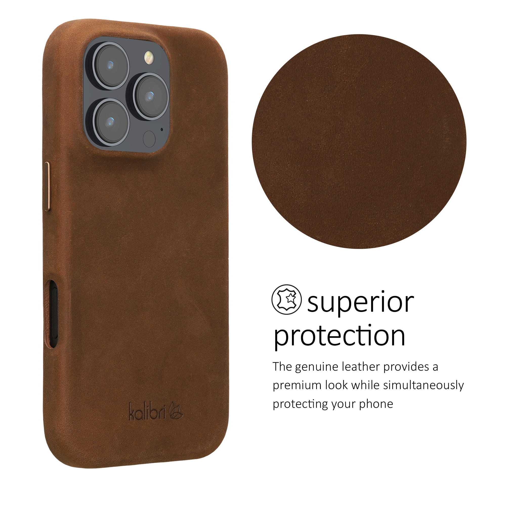 Silikonový kryt na mobil Apple iPhone 16 Pro - hnědá