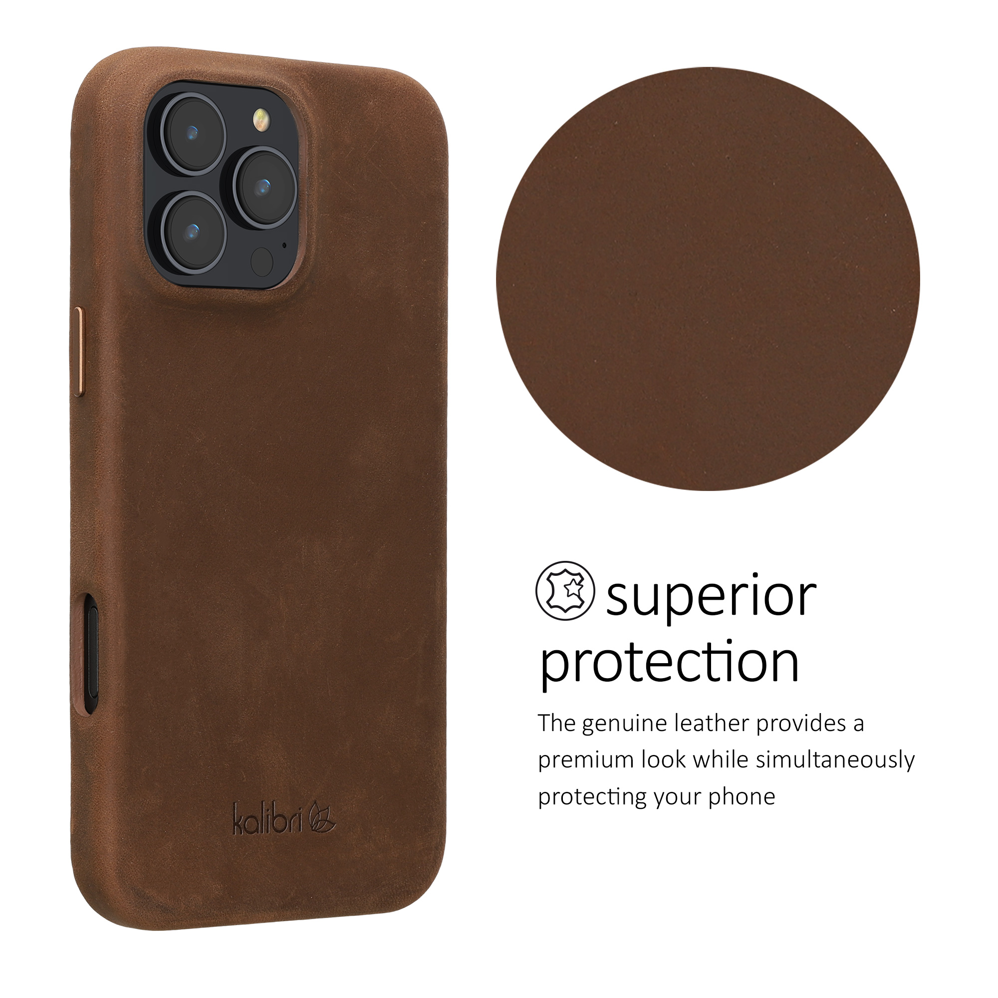 Silikonový kryt na mobil Apple iPhone 16 Pro Max - hnědá