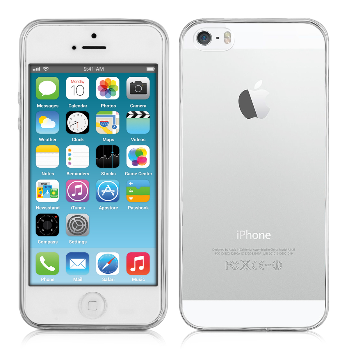 Transparentní TPU kryt kwmobile pro iPhone SE (1. generace 2016) / iPhone 5 / iPhone 5S - transparentní