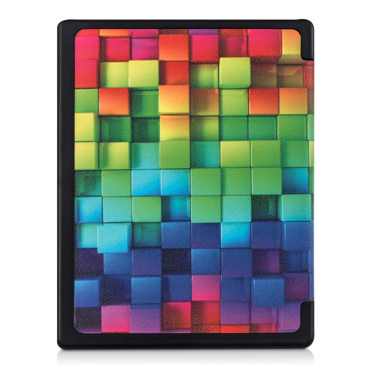 Flip pouzdro na čtečku Kobo Aura Edition 1 Rainbow Cubes se stojánkem