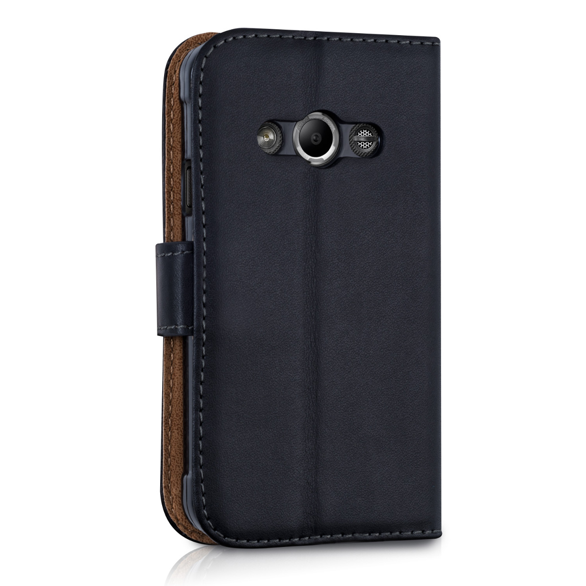 Flip pouzdro na mobil Galaxy Xcover 3 kwmobile peněženkové černý