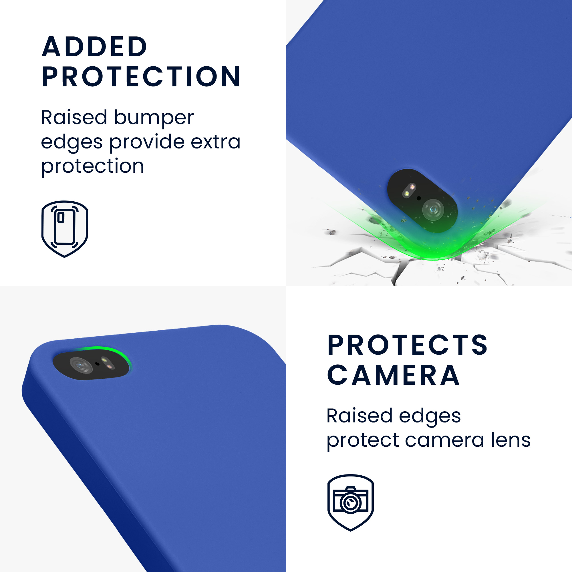 Pouzdro pro Apple iPhone SE (1.Gen 2016) / iPhone 5 / iPhone 5S kwmobile TPU - baltská modrá