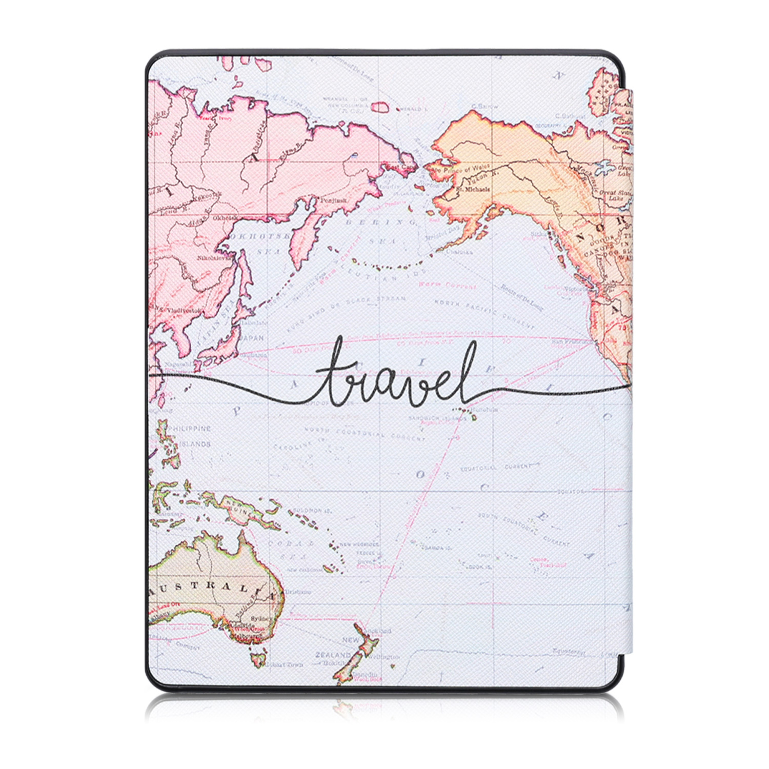 Pouzdro na čtečku kwmobile pro Kobo Glo HD / Touch 2.0 - Travel Black / vícebarevná