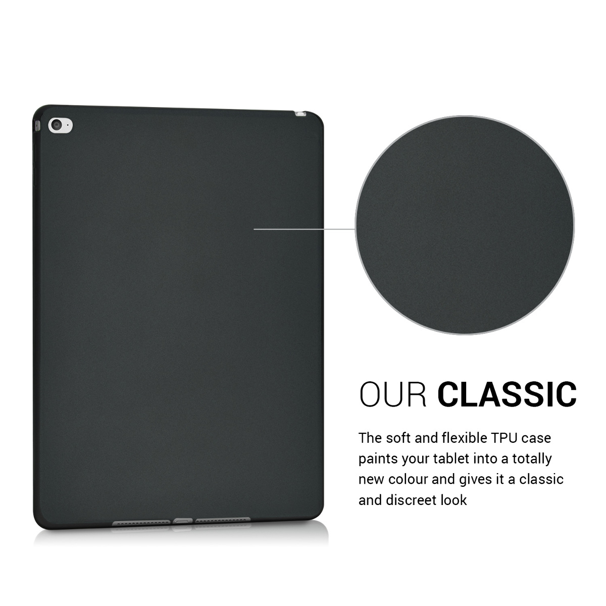 Pouzdro na tablet kwmobile iPad Air 2 - matná černá