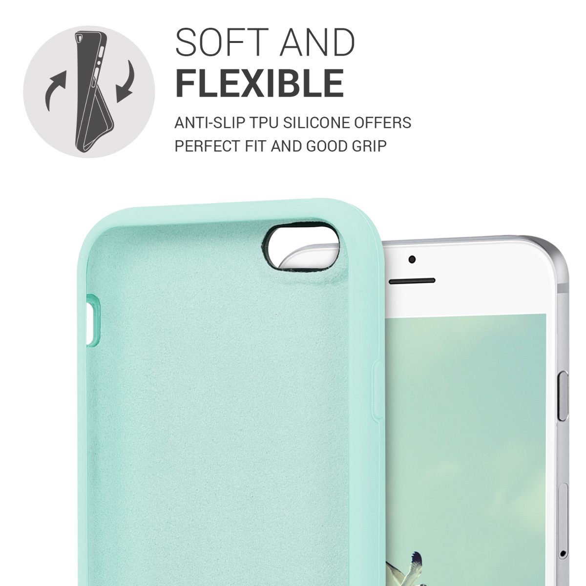 Silikonový kryt kwmobile pro Apple iPhone 6 / 6S