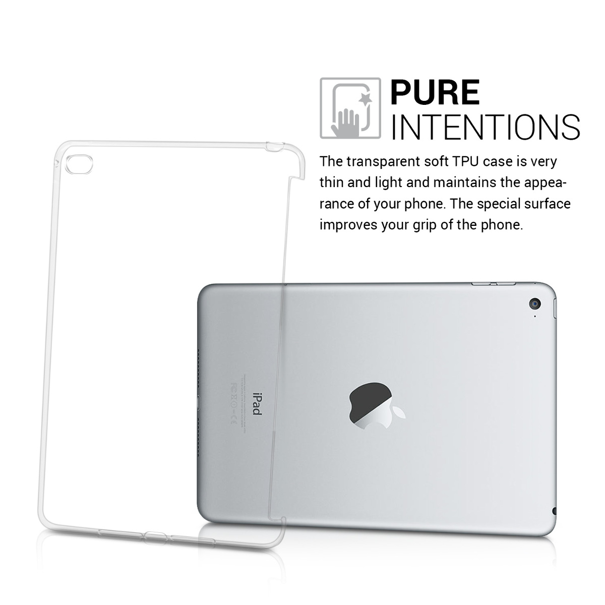Pouzdro na tablet kwmobile iPad Mini 4 - čirá