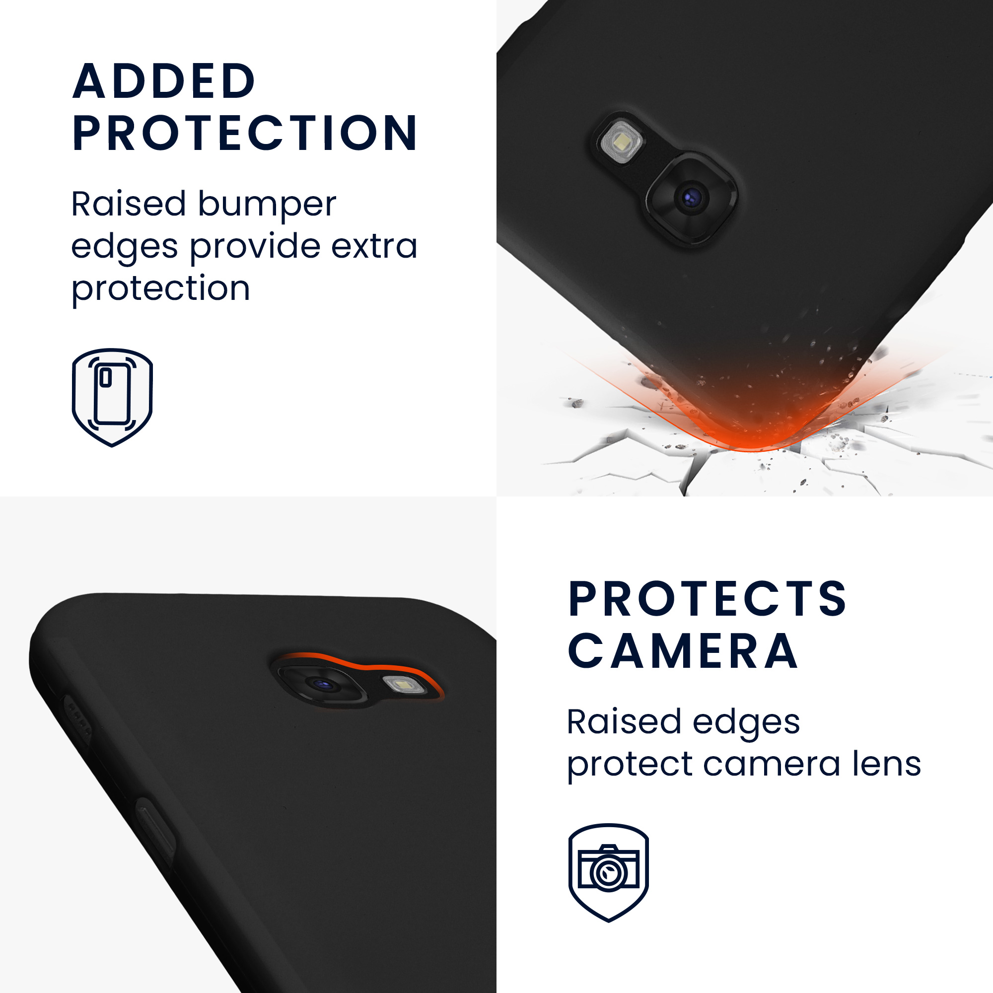 Pouzdro pro Samsung Galaxy A5 (2017) kwmobile TPU - matná černá
