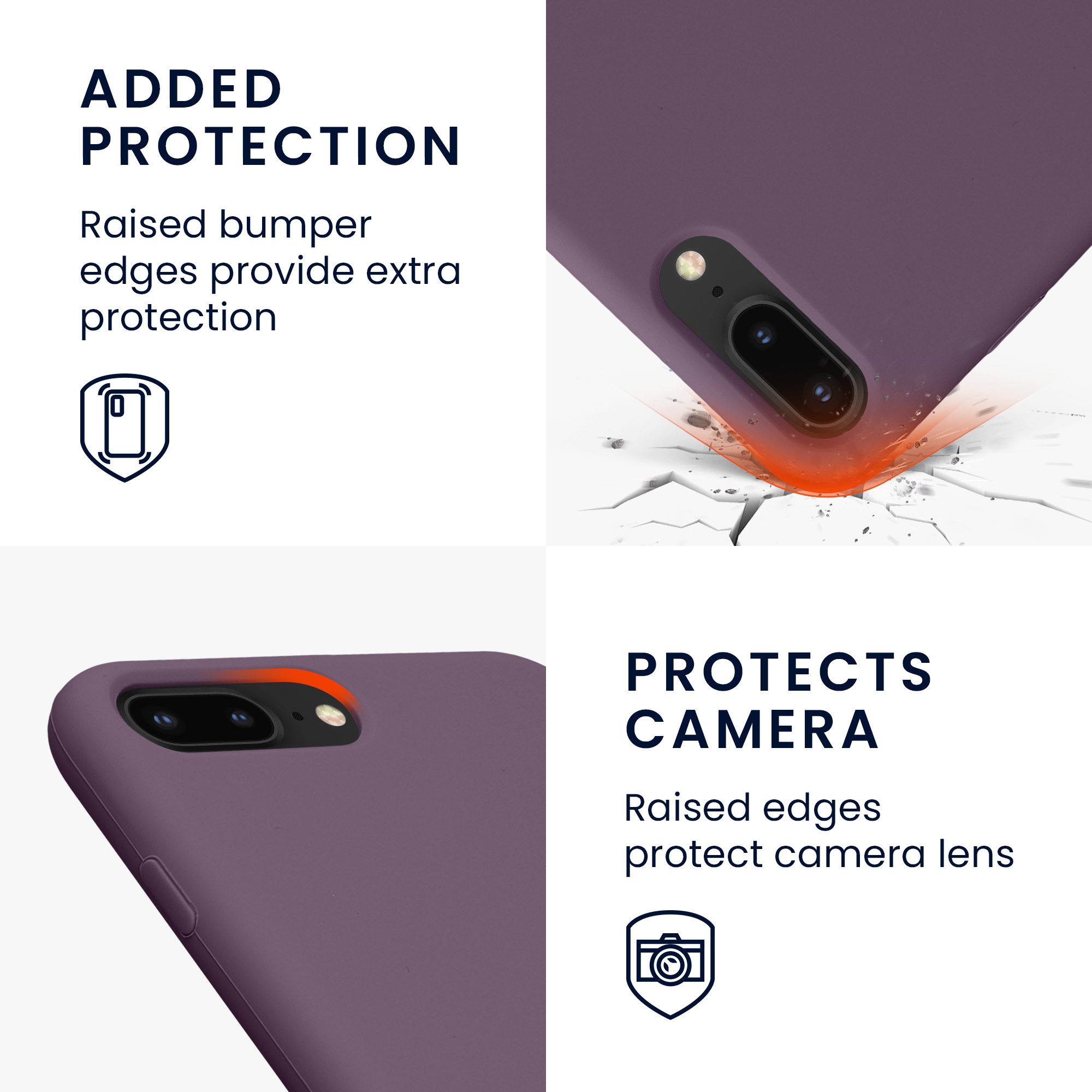 Silikonový kryt kwmobile pro Apple iPhone 7 Plus / iPhone 8 Plus