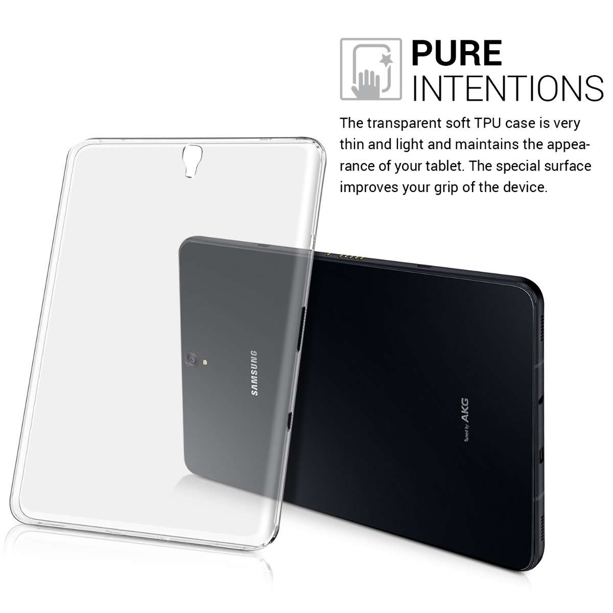 Zadní obal na tablet Galaxy Tab S3 9.7 T820 / T825 kwmobile transparentní