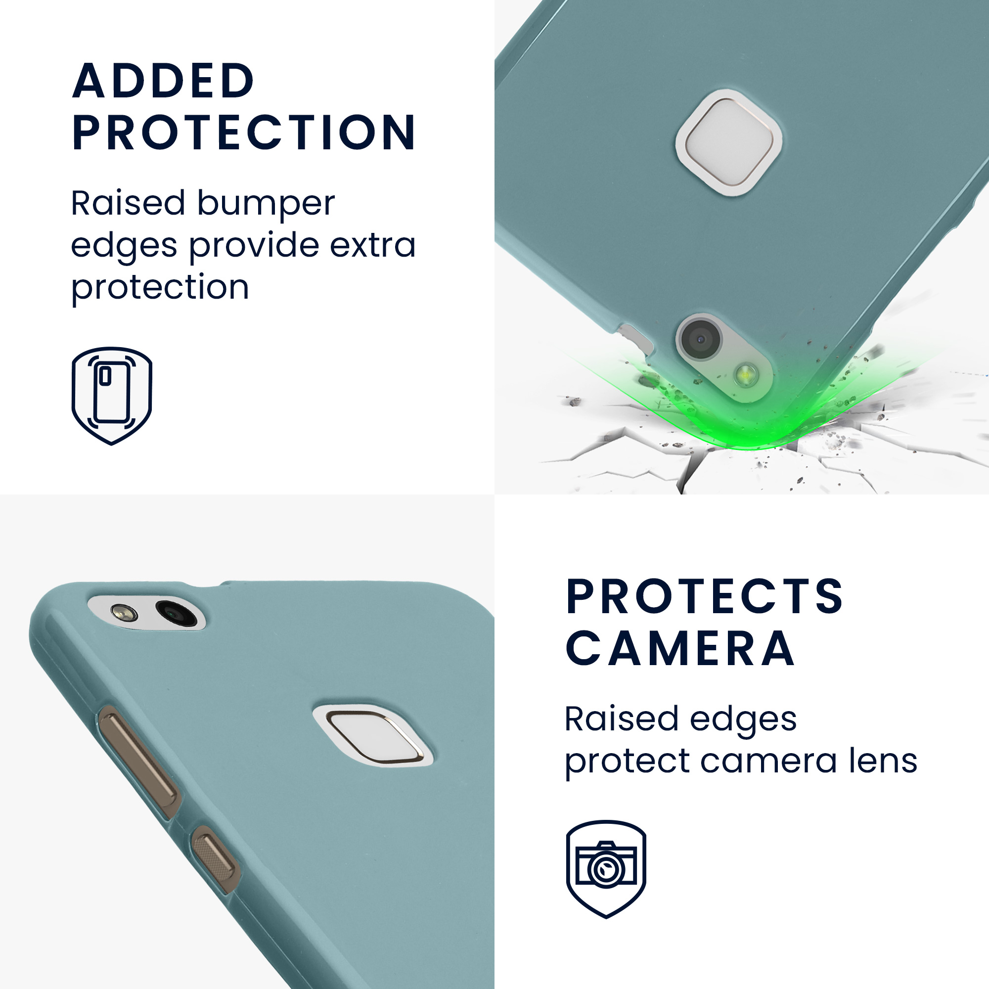 Kryt kwmobile pro Huawei P10 Lite, tmavě modrá