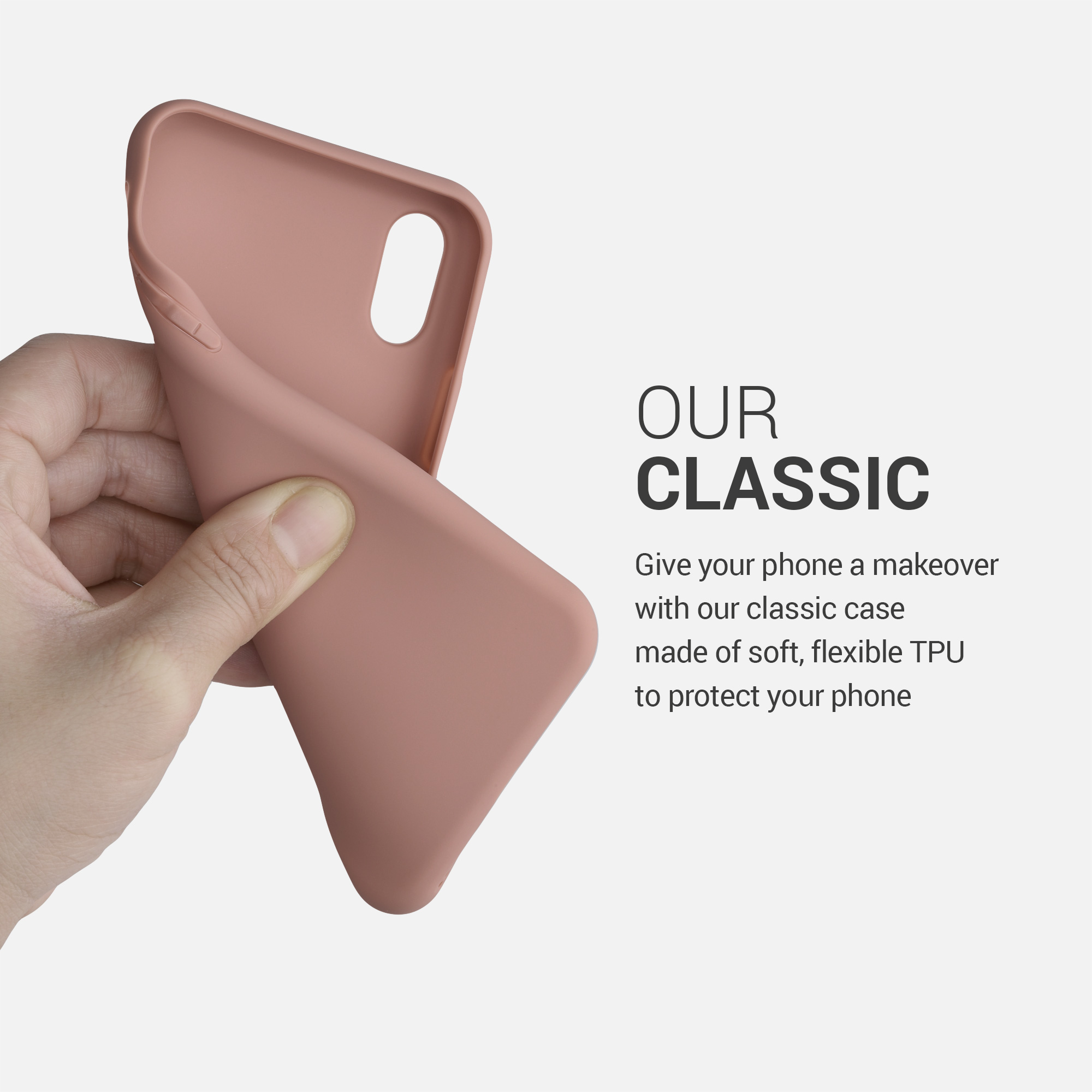 Silikonový kryt na mobil kwmobile pro Apple iPhone X - růžová Winter Rose