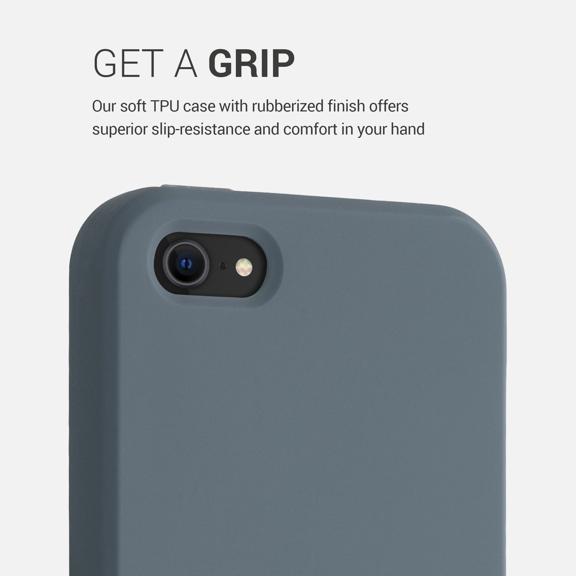 Silikonový TPU kryt kwmobile pro iPhone SE (1. generace 2016) / iPhone 5 / iPhone 5S - tmavě břidlicová
