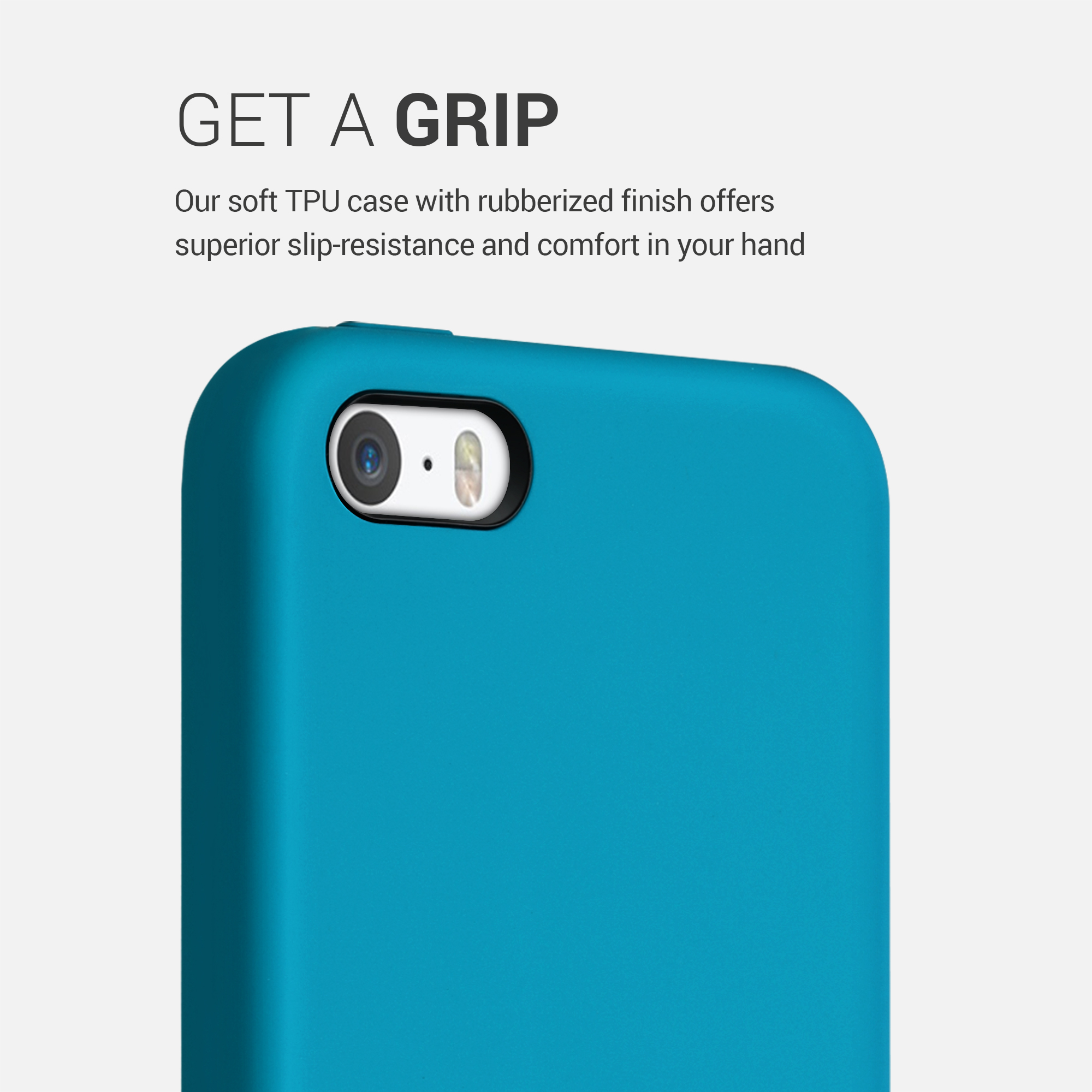 Silikonový TPU kryt kwmobile pro iPhone SE (1. generace 2016) / iPhone 5 / iPhone 5S - karibská modrá