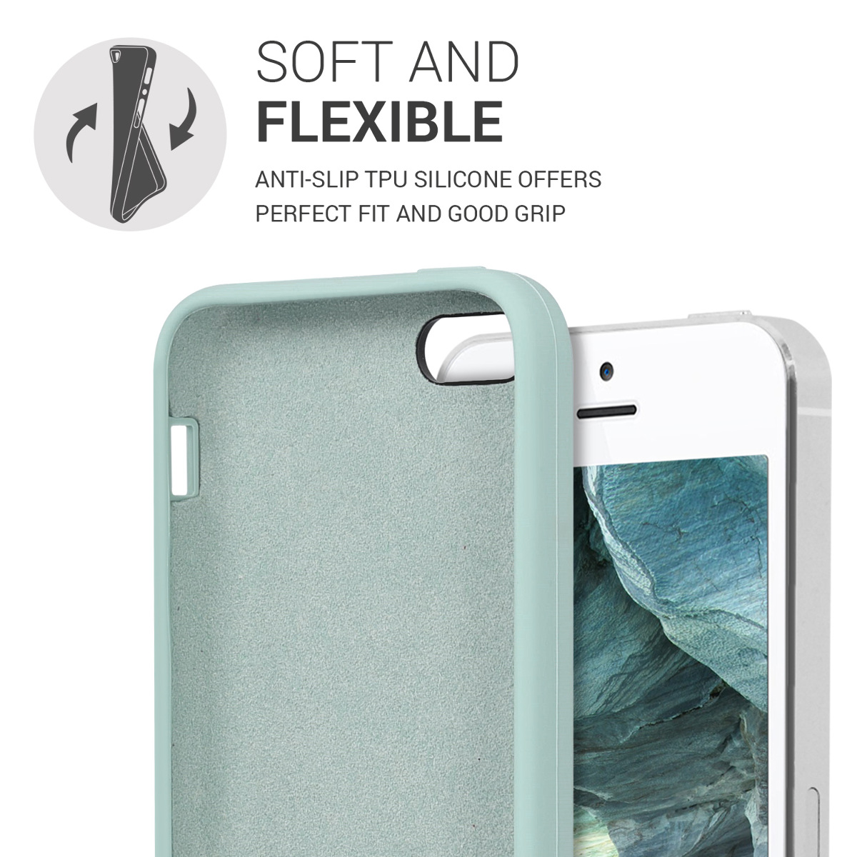 Silikonový kryt kwmobile pro Apple iPhone SE (1.Gen 2016) / iPhone 5 / iPhone 5S
