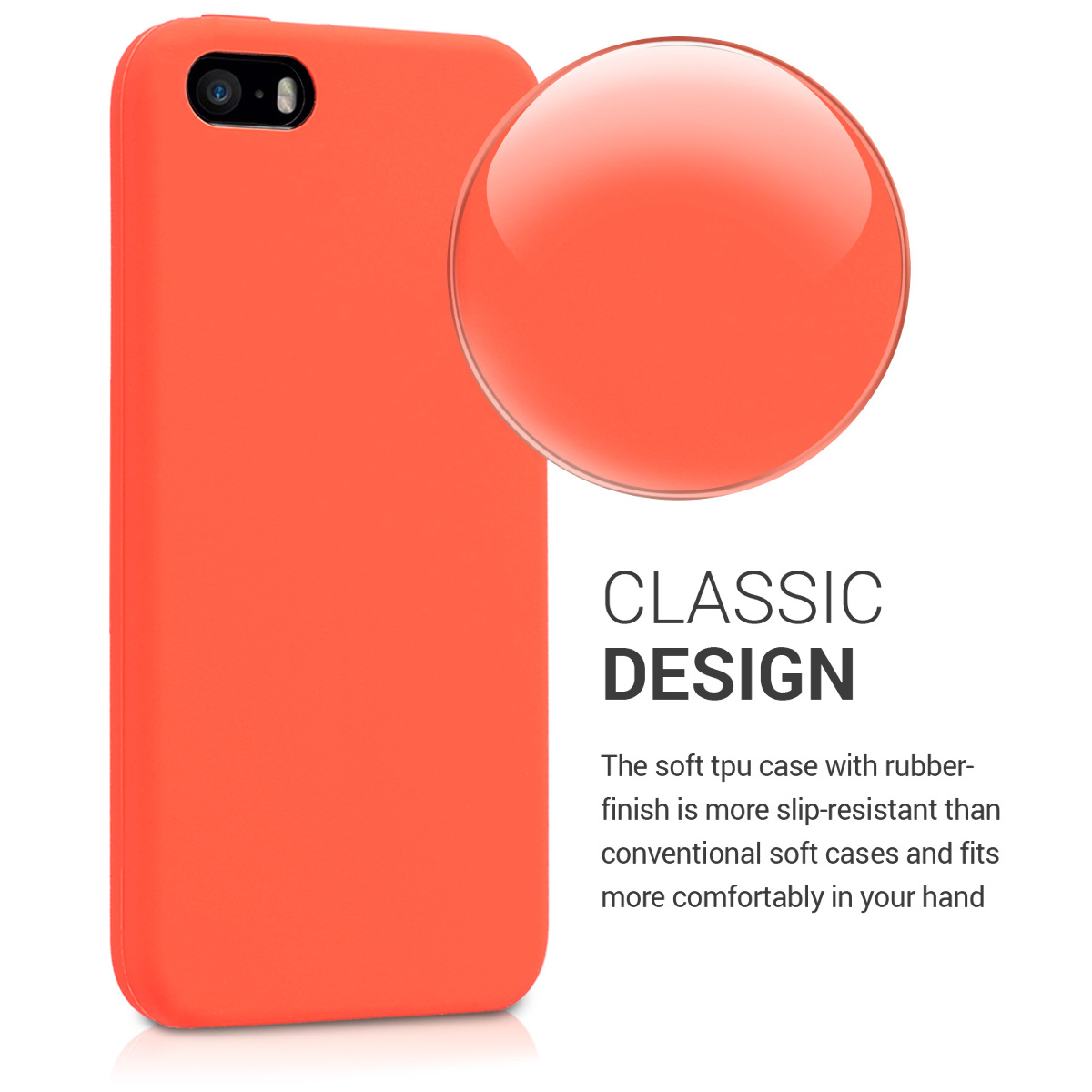 Silikonový TPU kryt kwmobile pro iPhone SE (1. generace 2016) / iPhone 5 / iPhone 5S