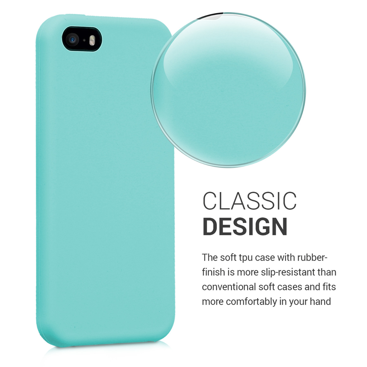 Silikonový kryt kwmobile pro Apple iPhone SE (1.Gen 2016) / iPhone 5 / iPhone 5S