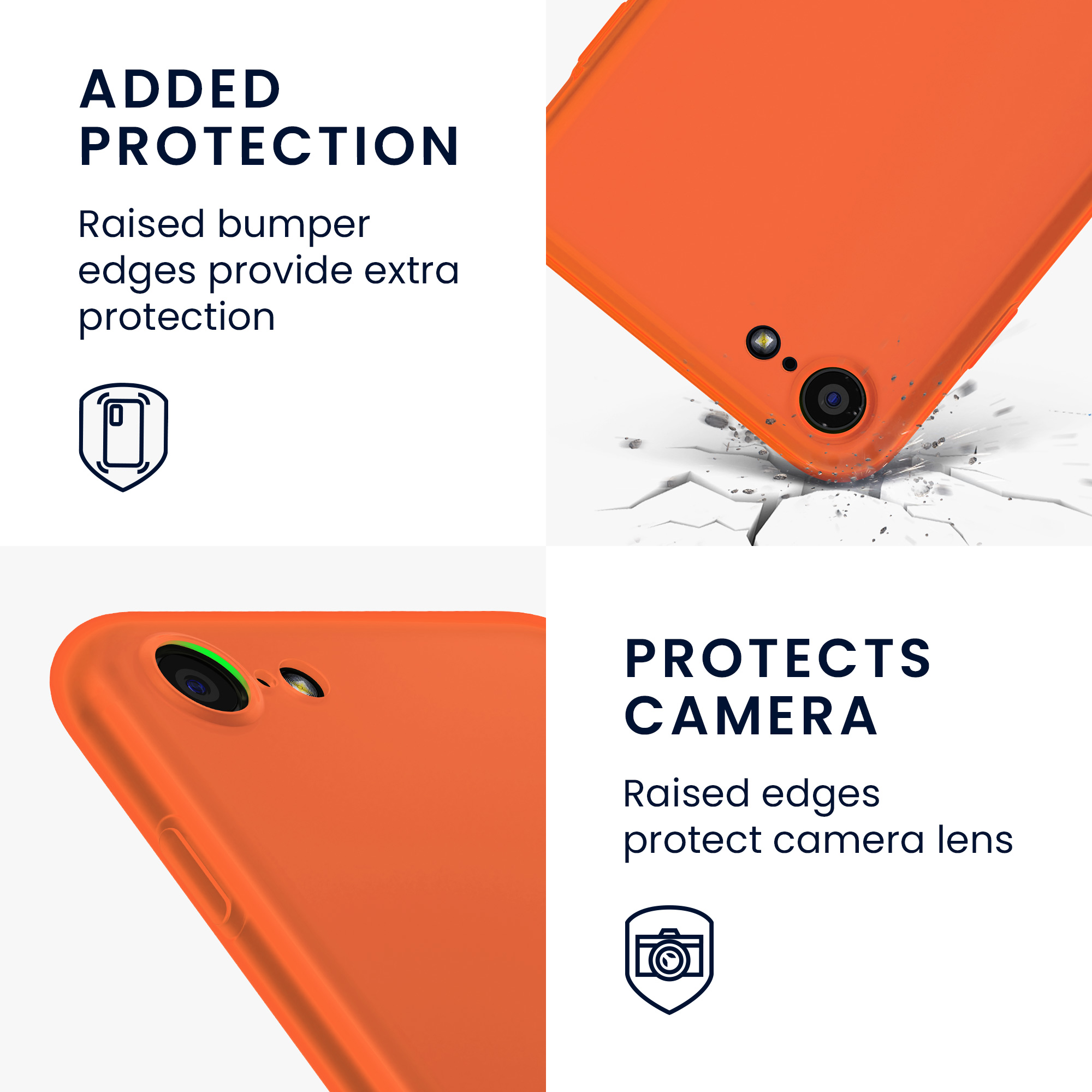 Silikonový TPU kryt kwmobile pro iPhone SE 2022/2020/8/7