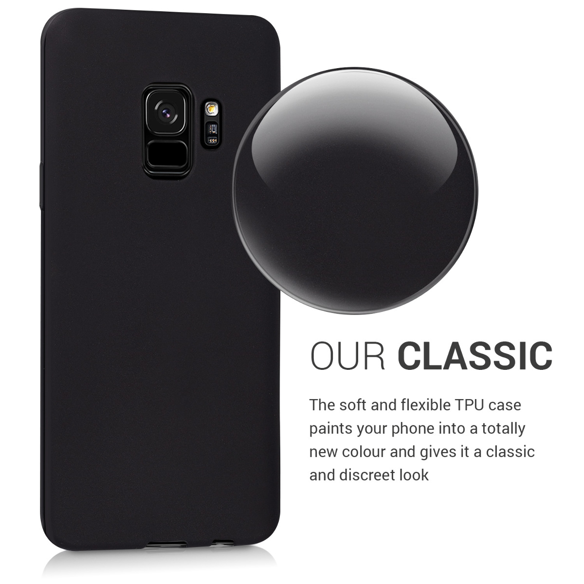 Kryt na mobil Galaxy S9 kwmobile matně černý