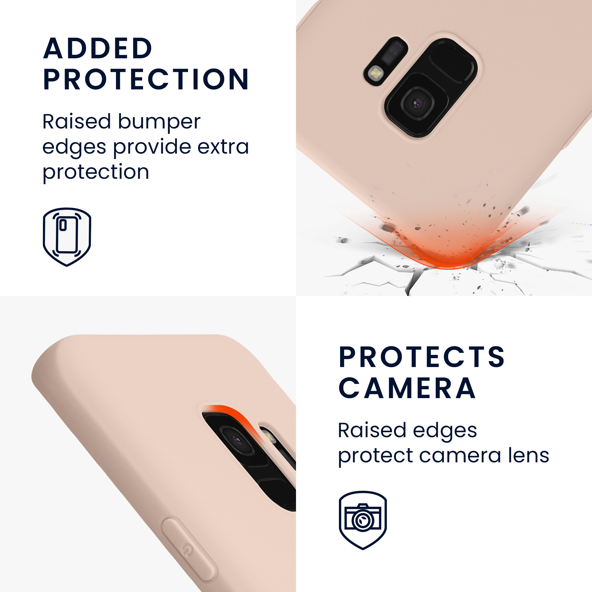 Kryt na mobil Galaxy S9 kwmobile kokosově světlý