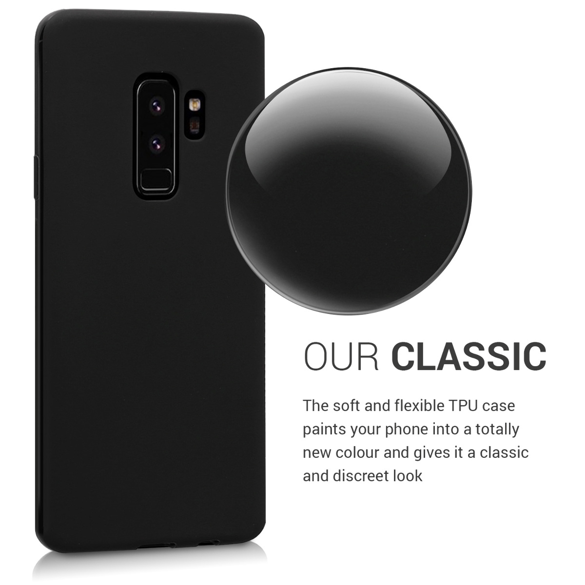 Kryt na mobil Galaxy S9 Plus kwmobile matně černý