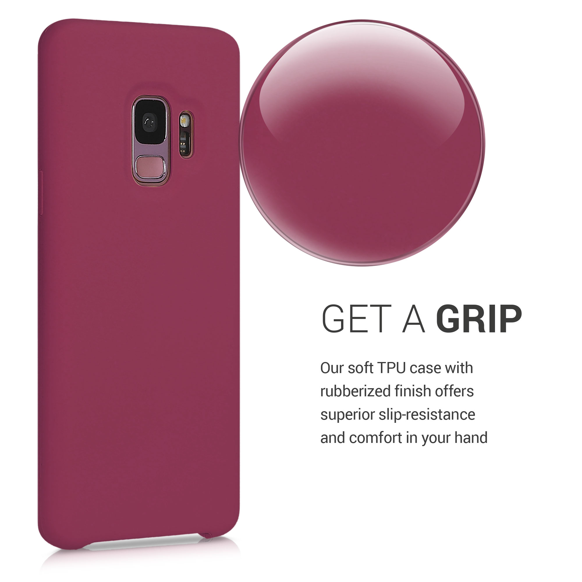 Kryt na mobil Galaxy S9 kwmobile fuchsiový