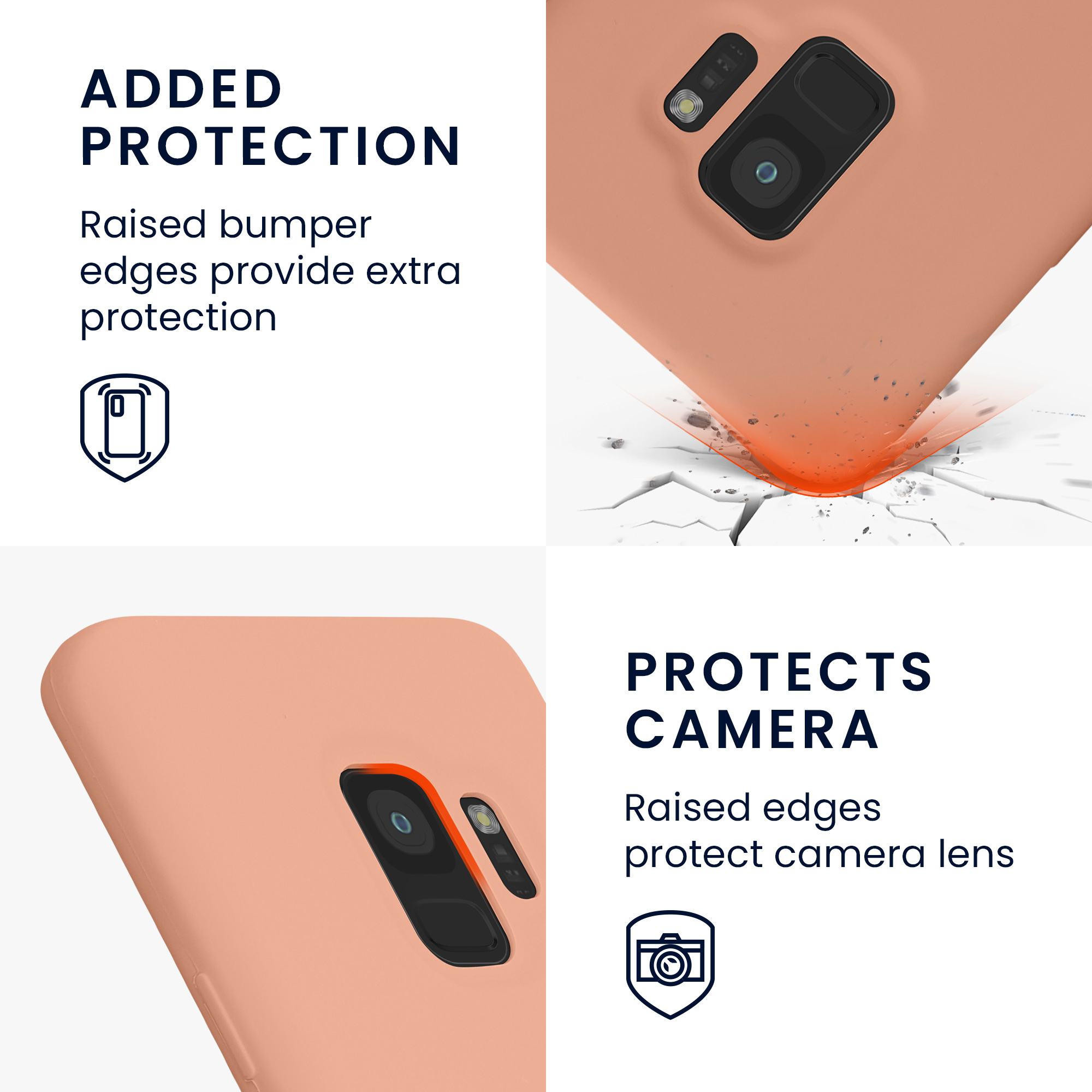 Kryt na mobil Samsung Galaxy S9 kwmobile oranžová Orange Clay
