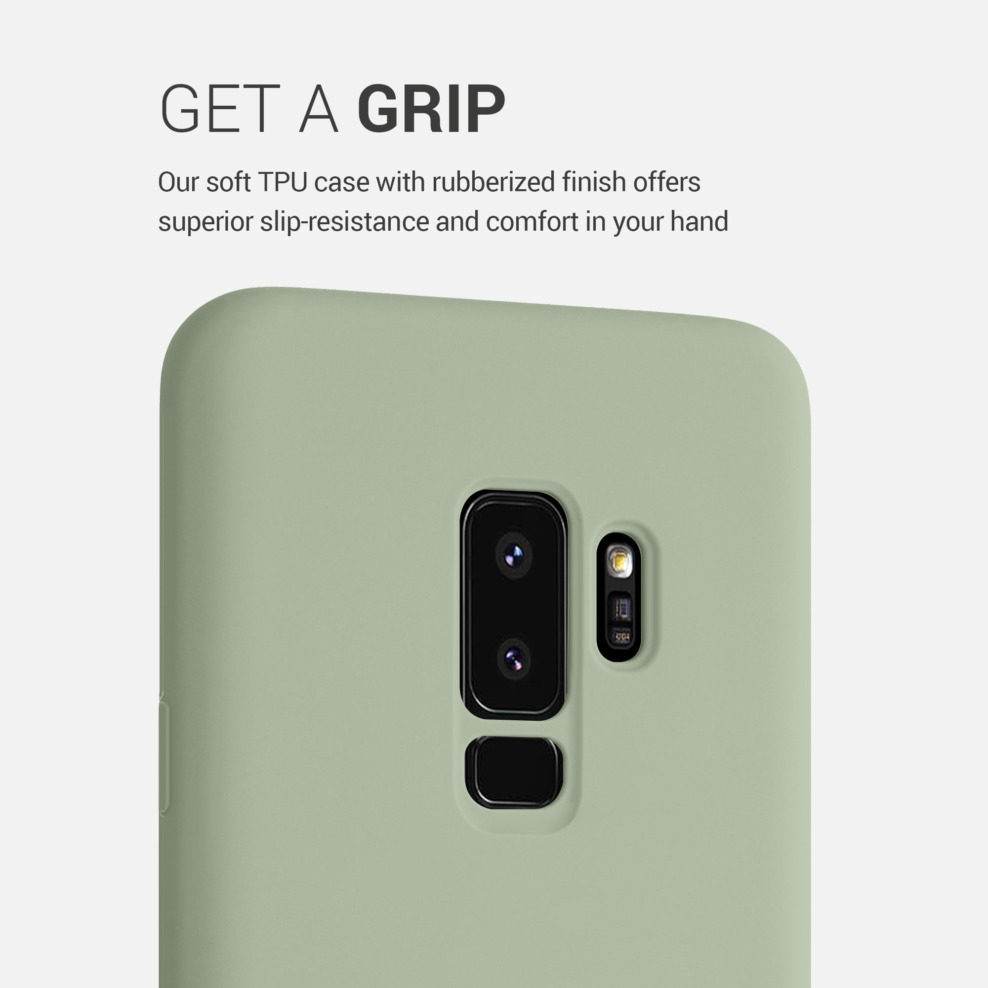 Kryt na mobil Galaxy S9 Plus kwmobile šedozelený