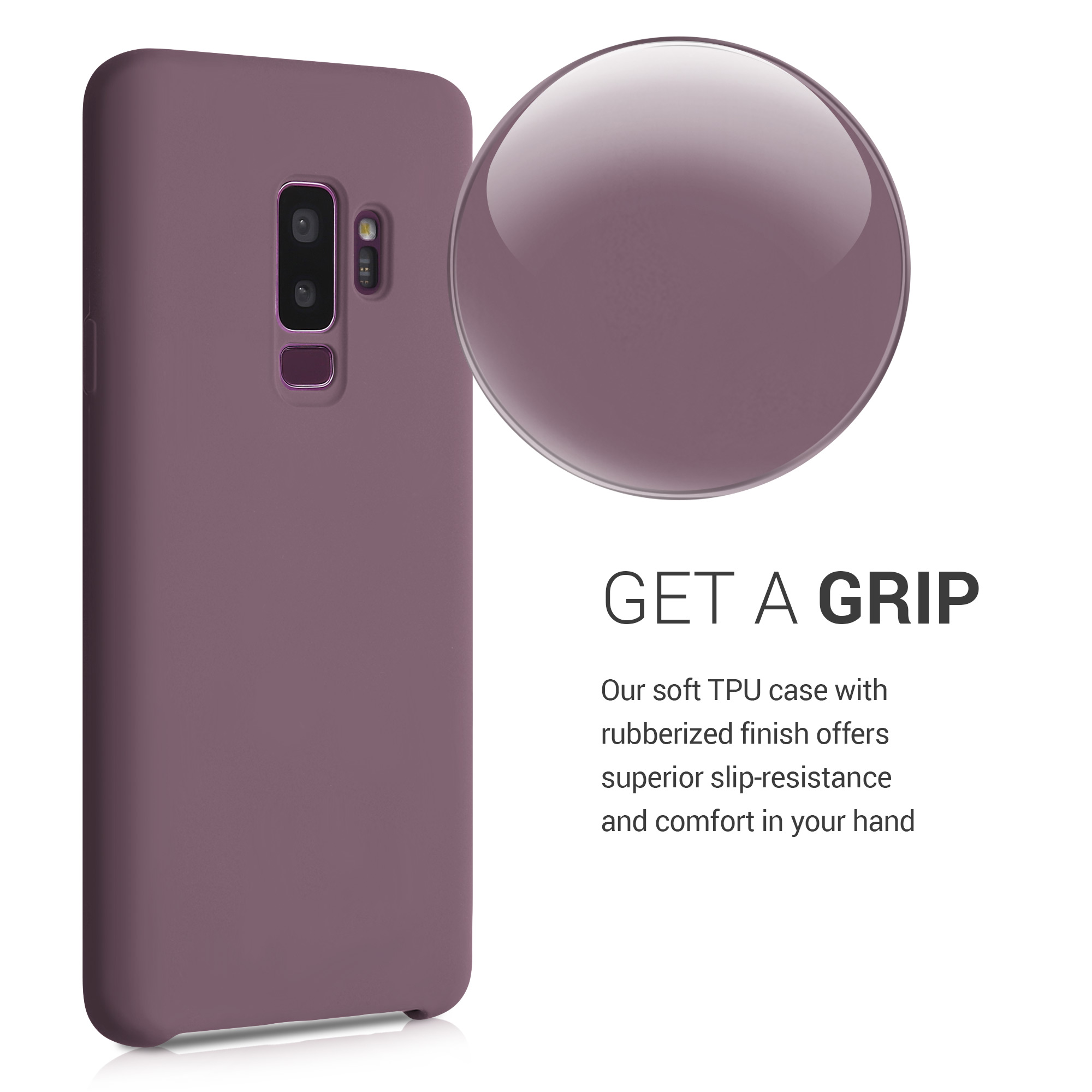 Kryt na mobil Galaxy S9 Plus kwmobile hroznově fialový