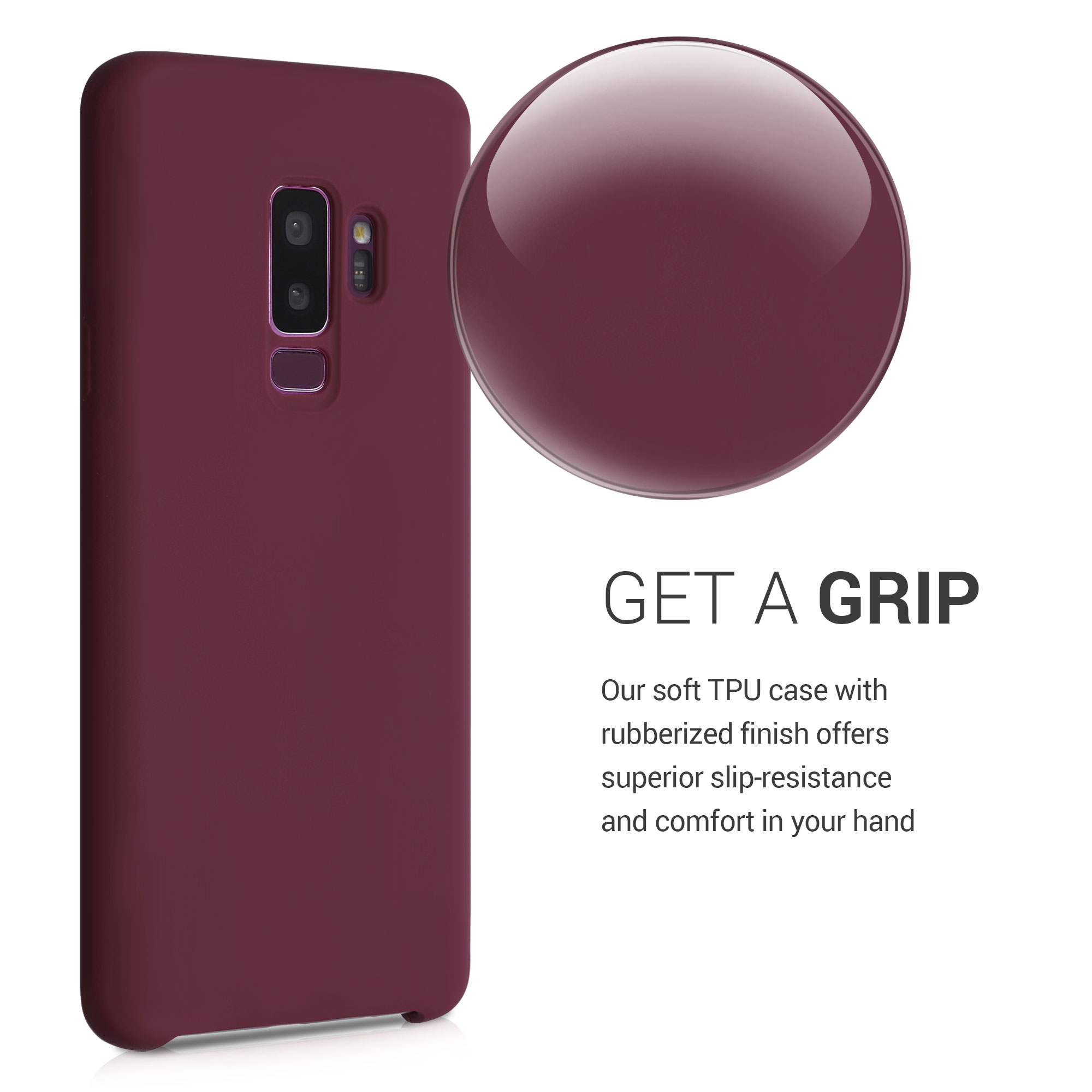 Kryt na mobil Galaxy S9 Plus kwmobile červenohnědý