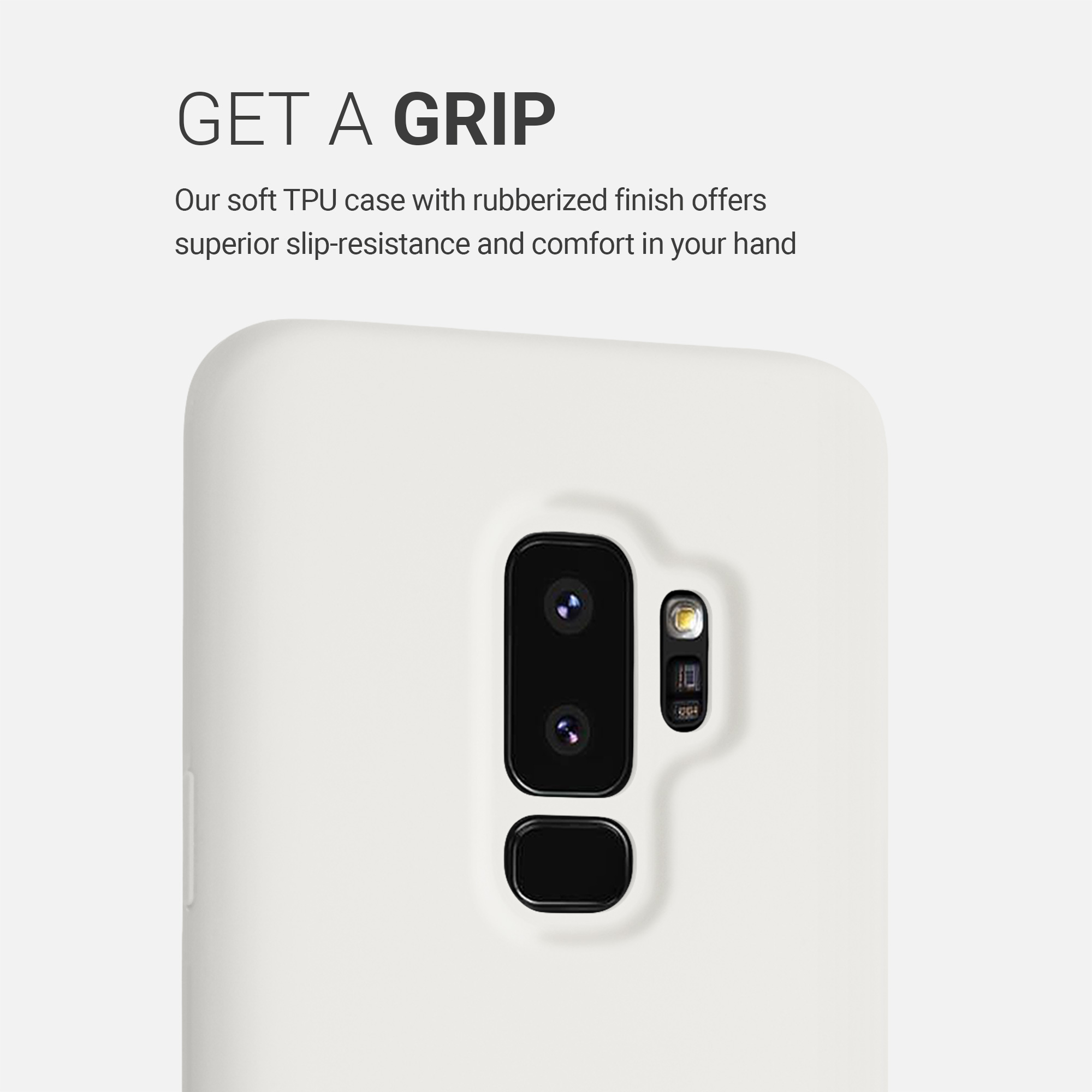 Kryt na mobil Galaxy S9 Plus kwmobile matně bílý