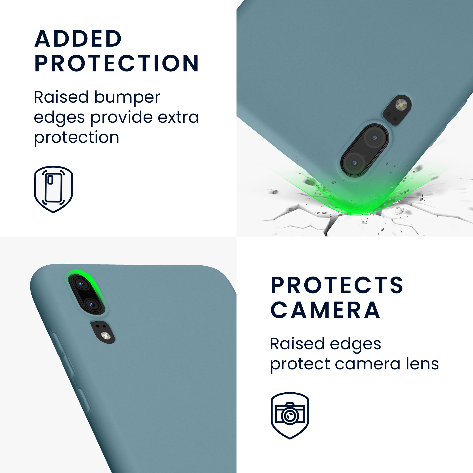 Kryt kwmobile pro Huawei P20, béžově kamenná