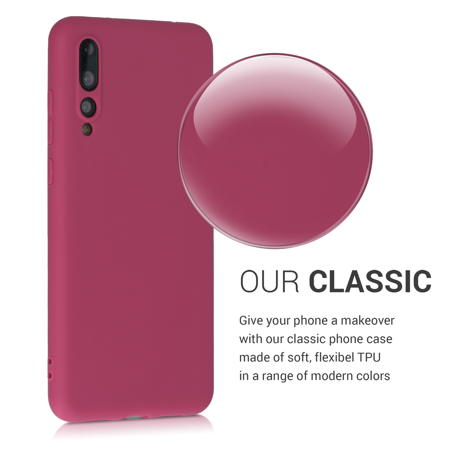 Kryt kwmobile Huawei P20 Pro, fuchsiová matná