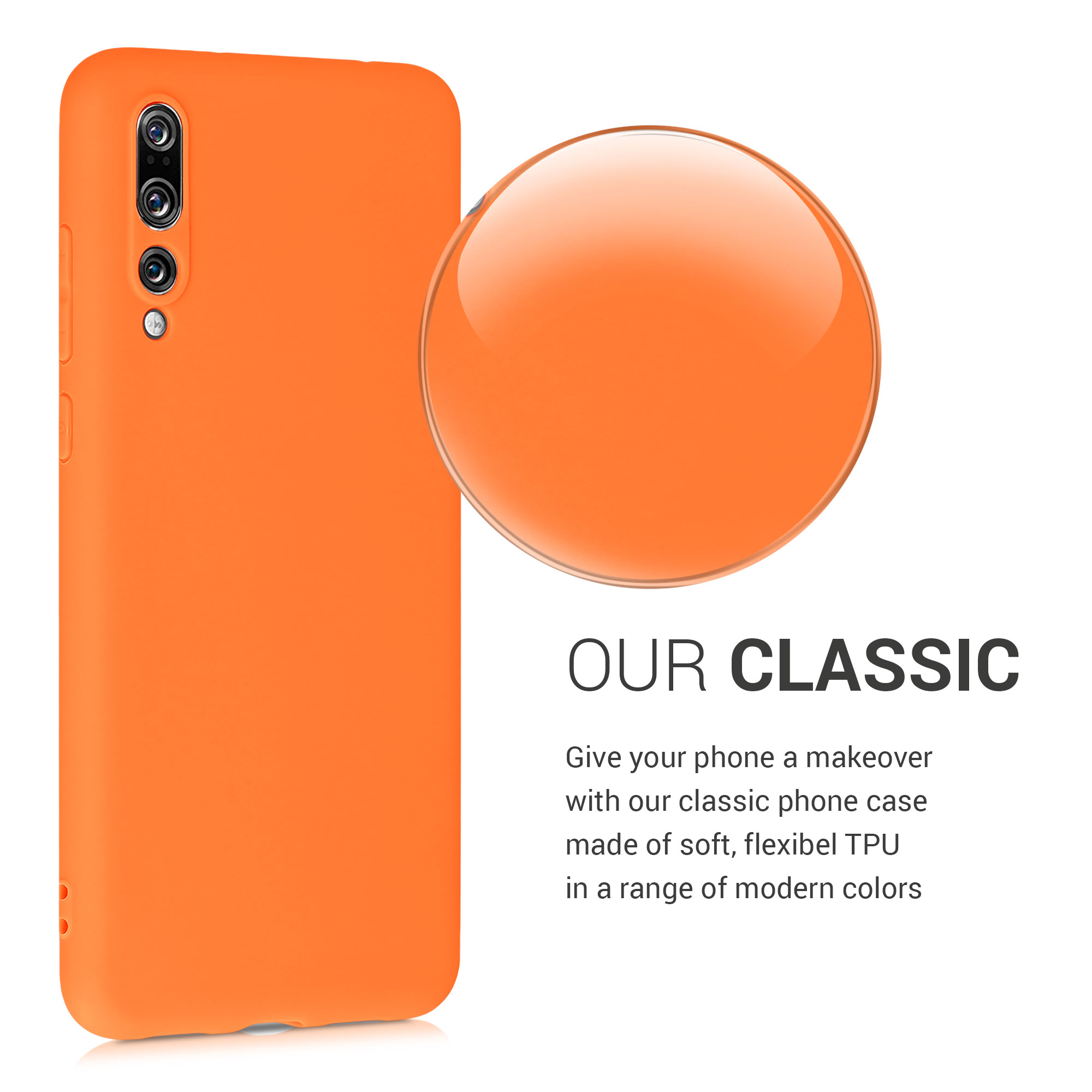Kryt kwmobile Huawei P20 Pro, ovocně oranžová