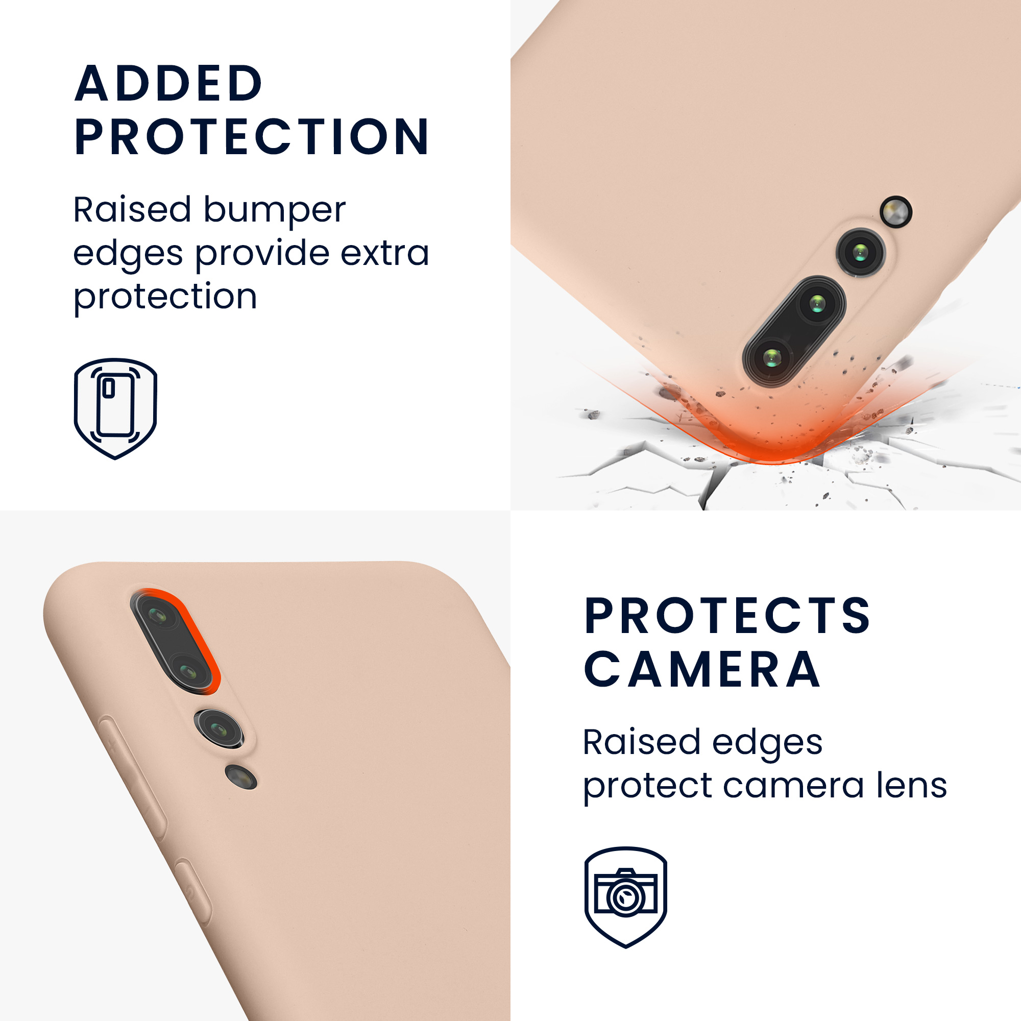 Kryt kwmobile Huawei P20 Pro, kokosová světlá