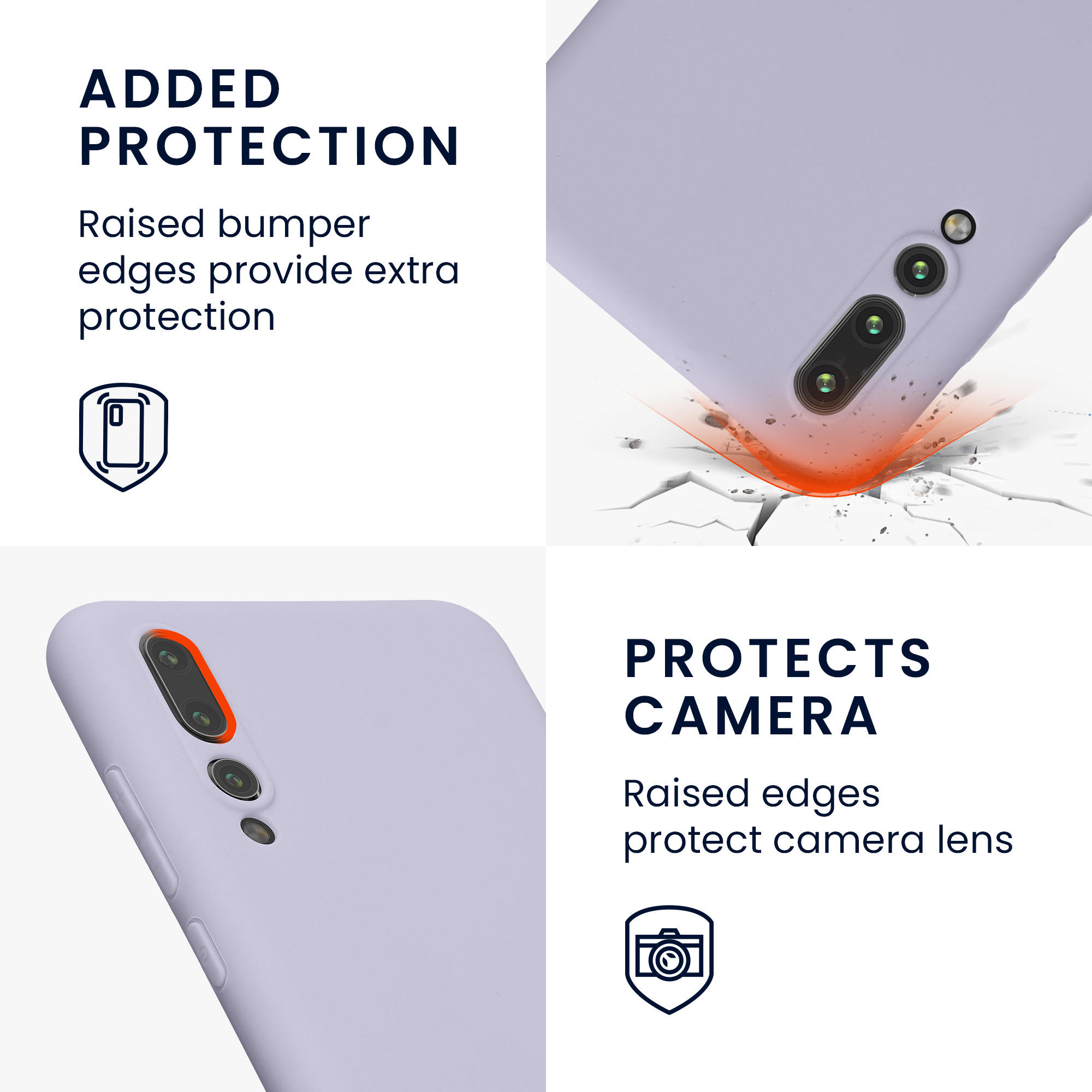Kryt kwmobile Huawei P20 Pro, světle levandulová