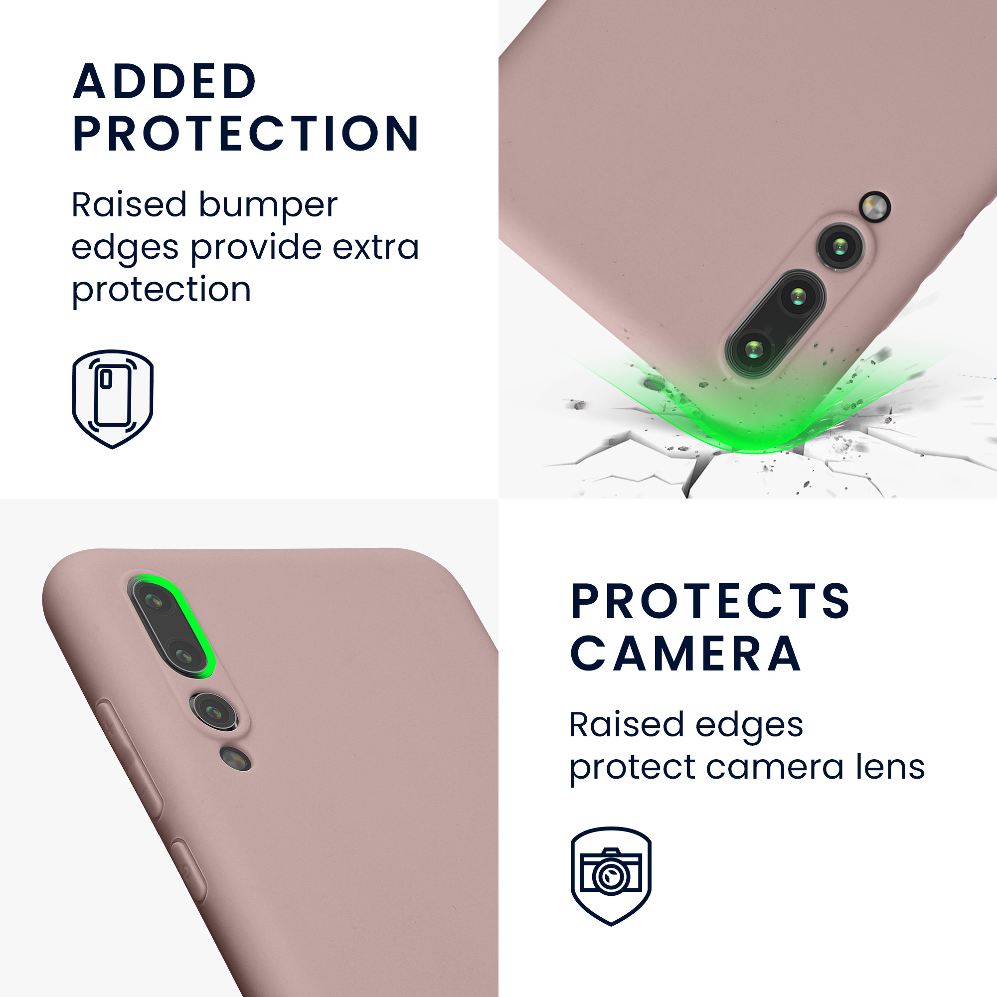 Kryt kwmobile Huawei P20 Pro, nude lila