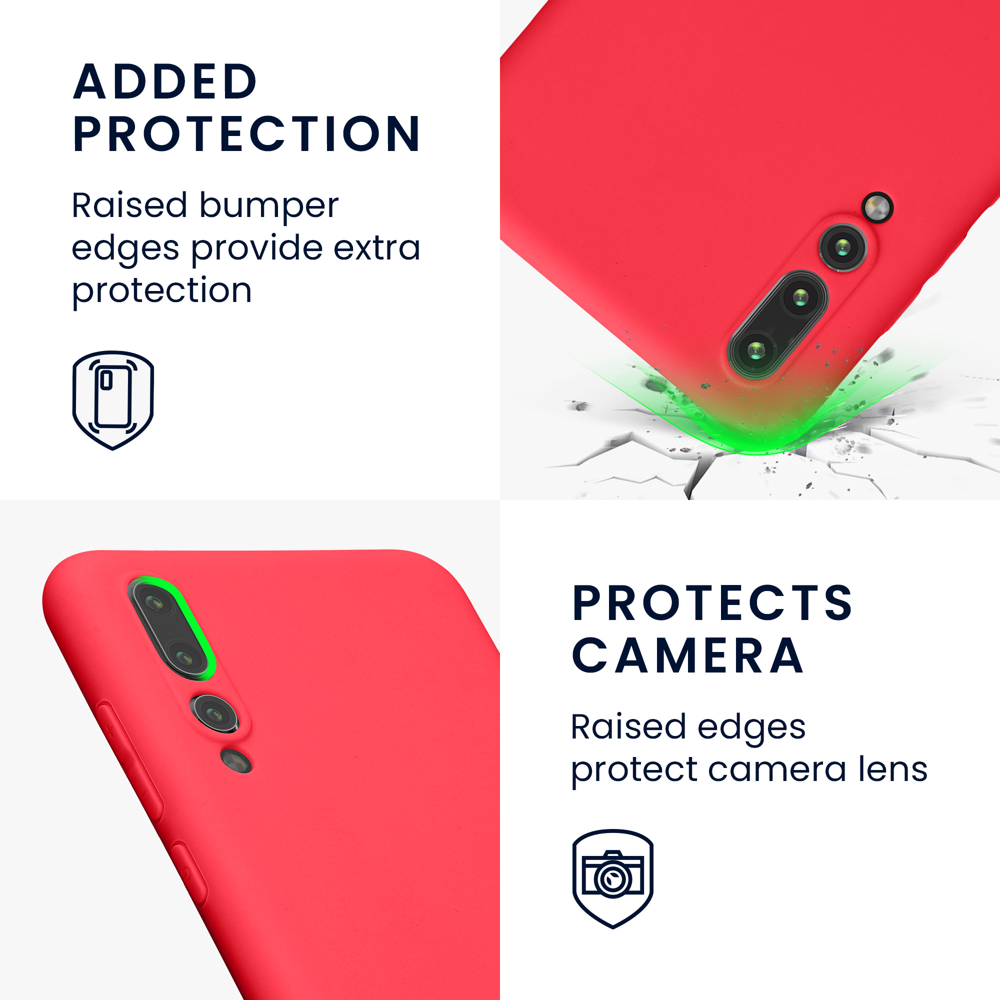 Kryt kwmobile Huawei P20 Pro, neonově růžová