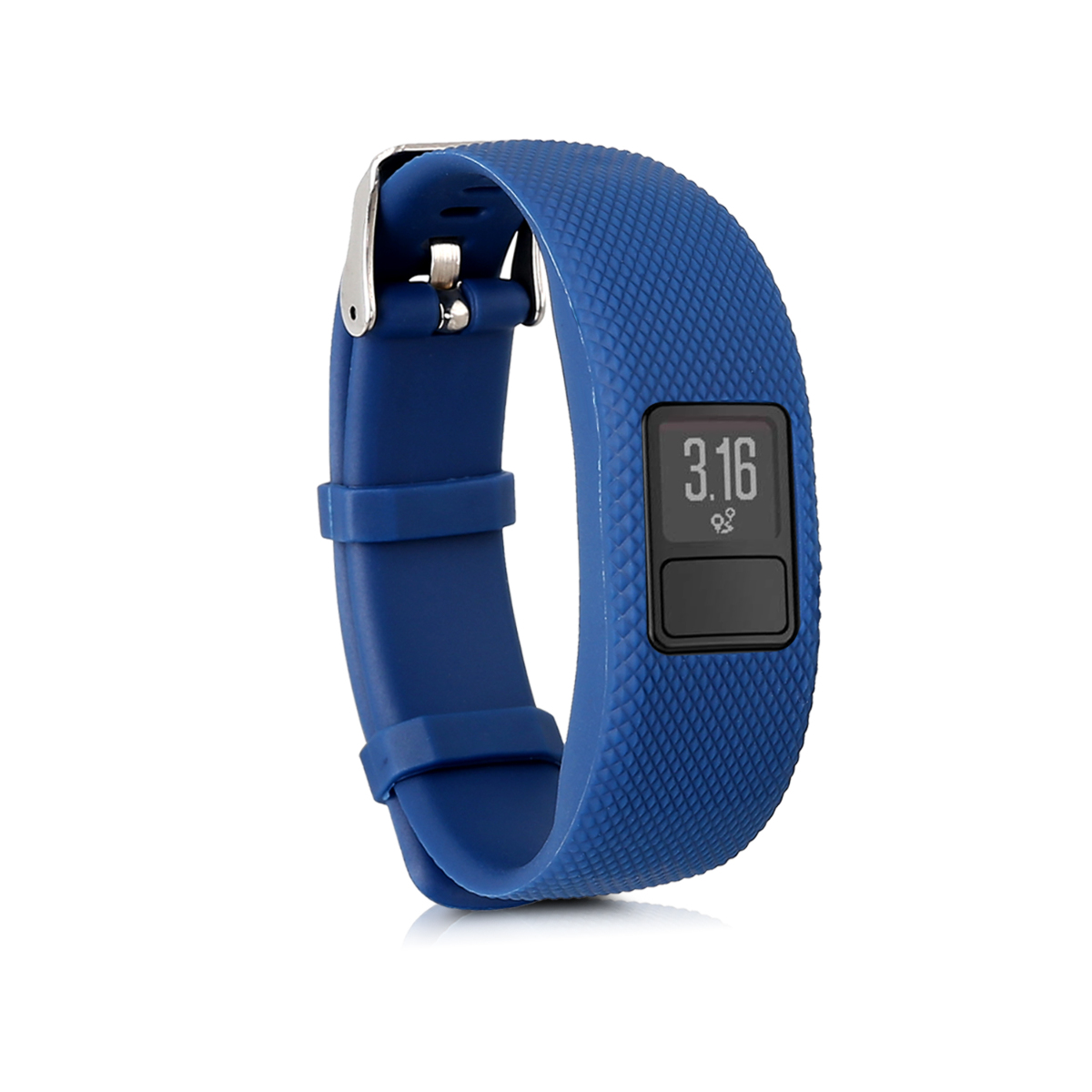 Řemínek kwmobile pro Garmin Vivofit 4 - 2 ks, černá / tmavě modrá