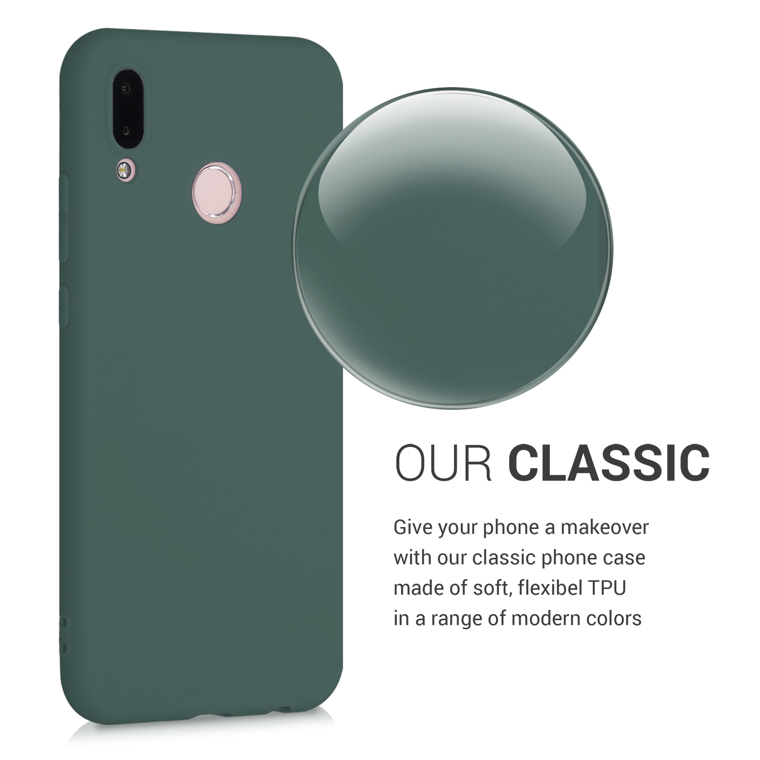 Kryt kwmobile Huawei P20 Lite, modrozelená