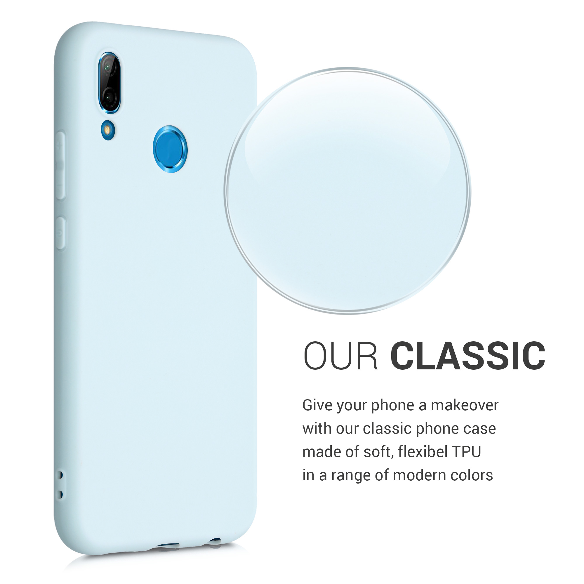 Kryt kwmobile Huawei P20 Lite, chladná mátová