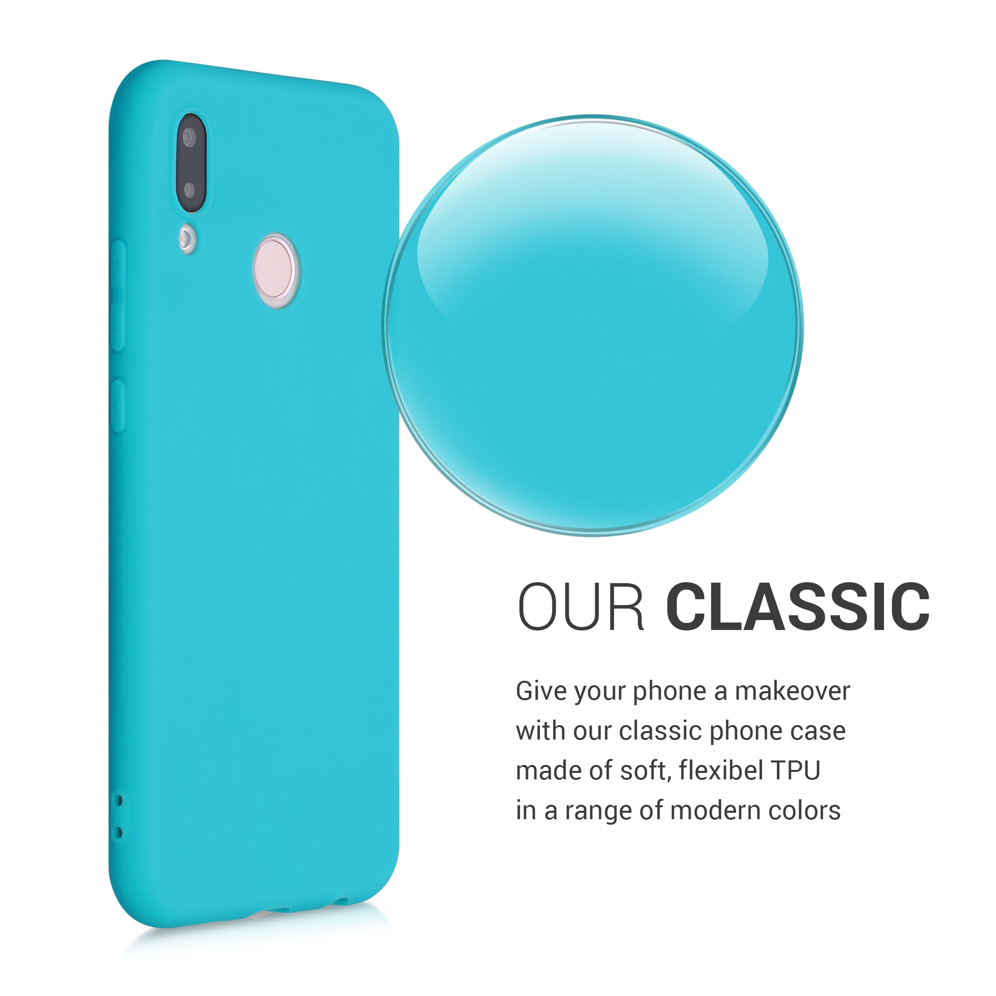 Kryt kwmobile Huawei P20 Lite, ledově modrá