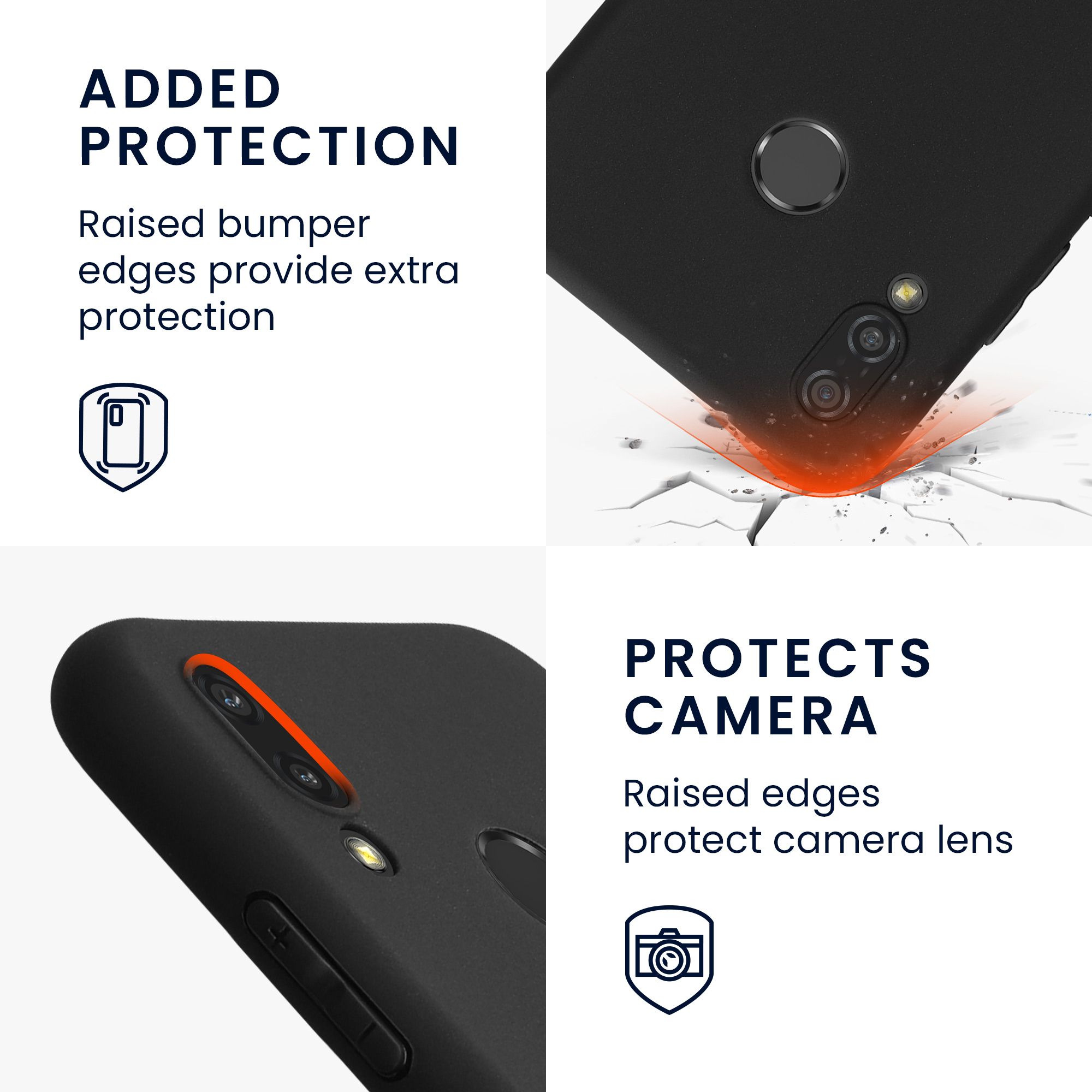 Kryt kwmobile Huawei P20 Lite, černá matná
