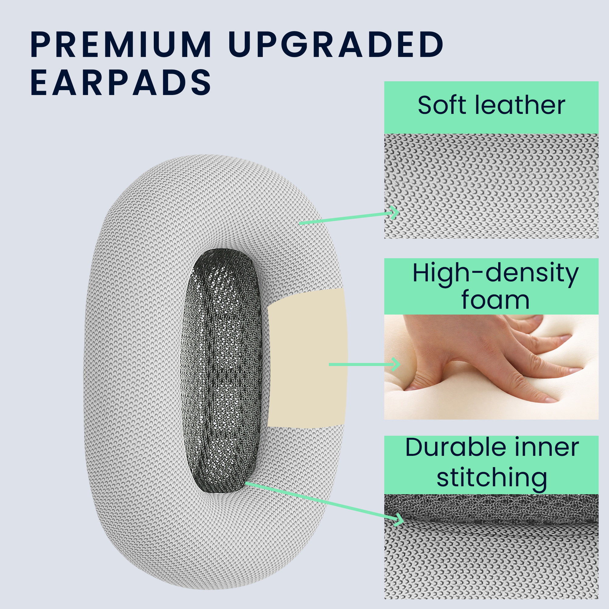 Náhradní ušní polštářky sluchátka Bose Quietcomfort 35 35II 25 15 stříbrná kwmobile