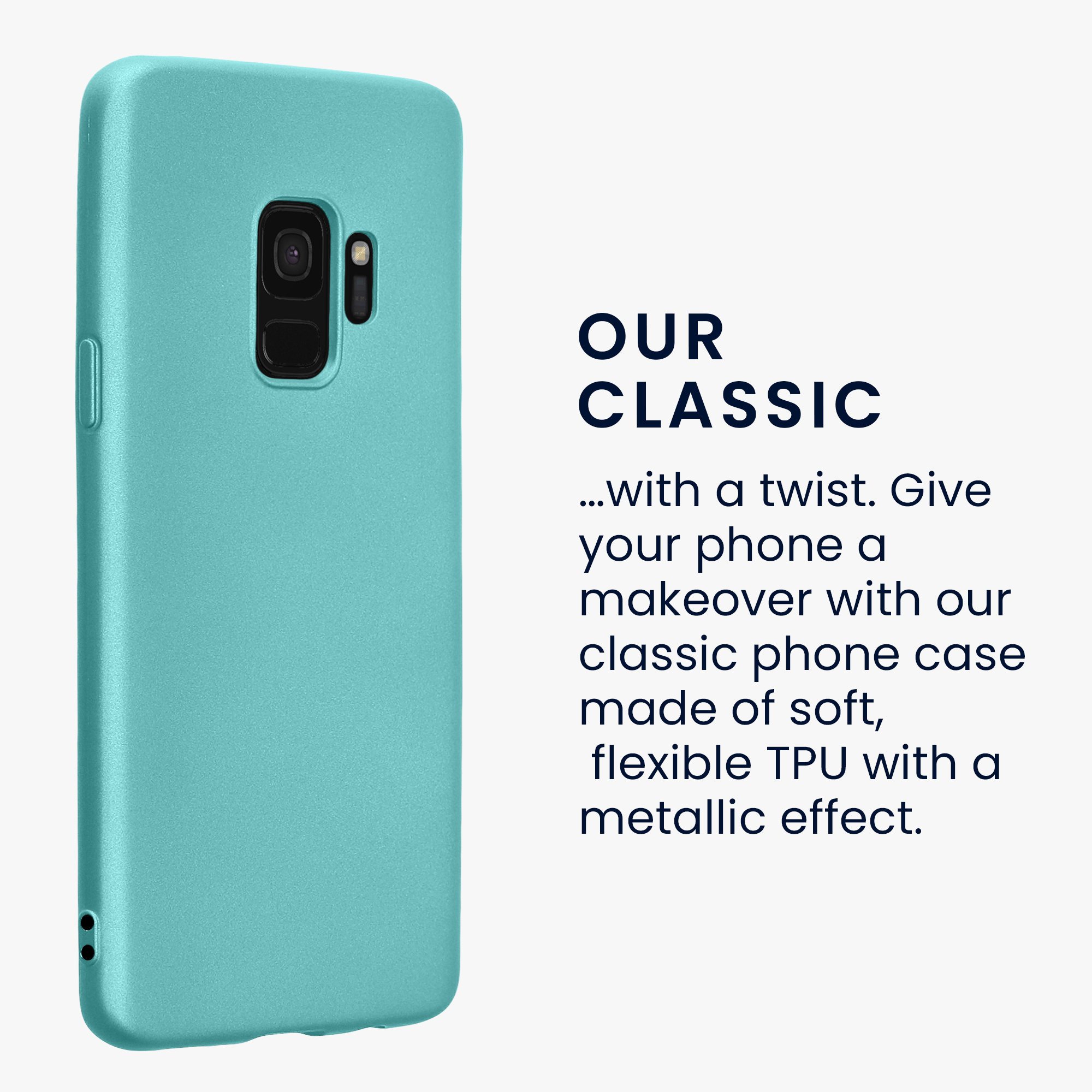 Kryt na mobil Galaxy S9 kwmobile metalický metalicky mátově zelený