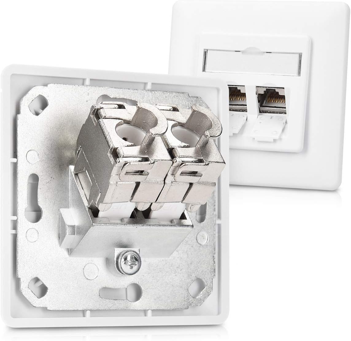 Stíněný RJ45 keystone modul CAT6A pro CAT6A / RJ45 - 6 ks