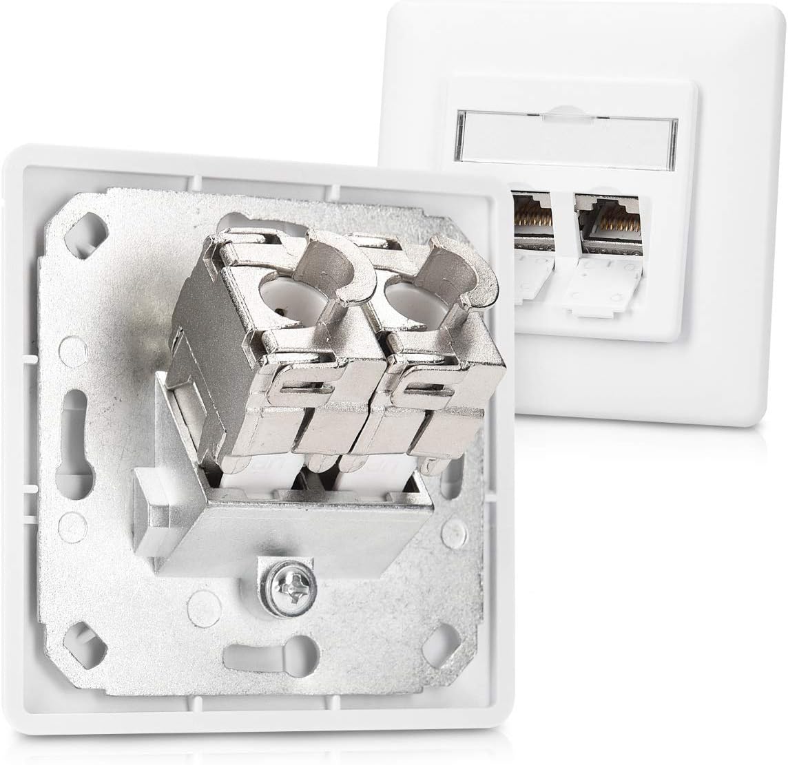 Stíněný RJ45 keystone modul CAT6A pro CAT6A / RJ45 - 12 ks