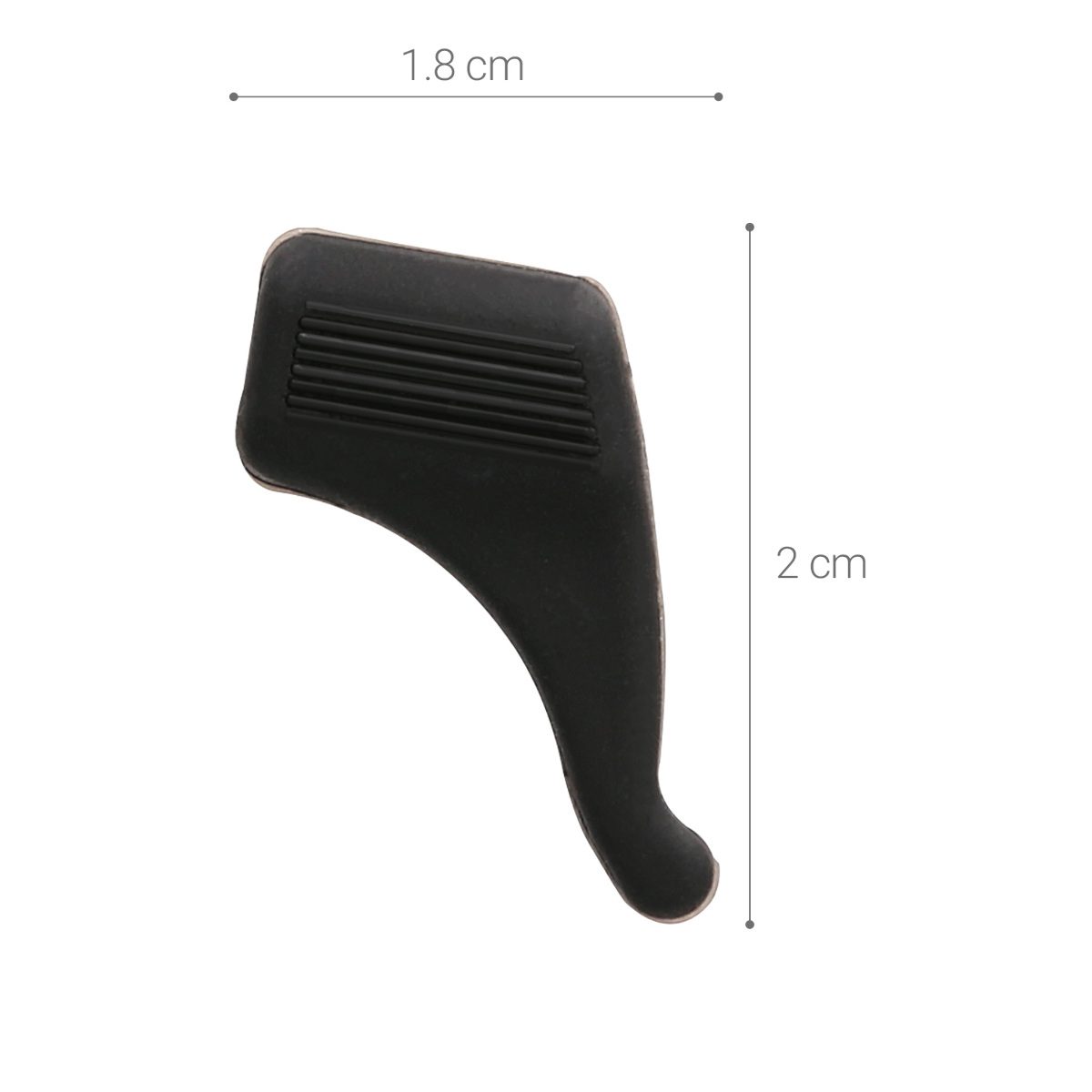Protiskluzové háčky na brýle Glasses Hooks 2 páry černé