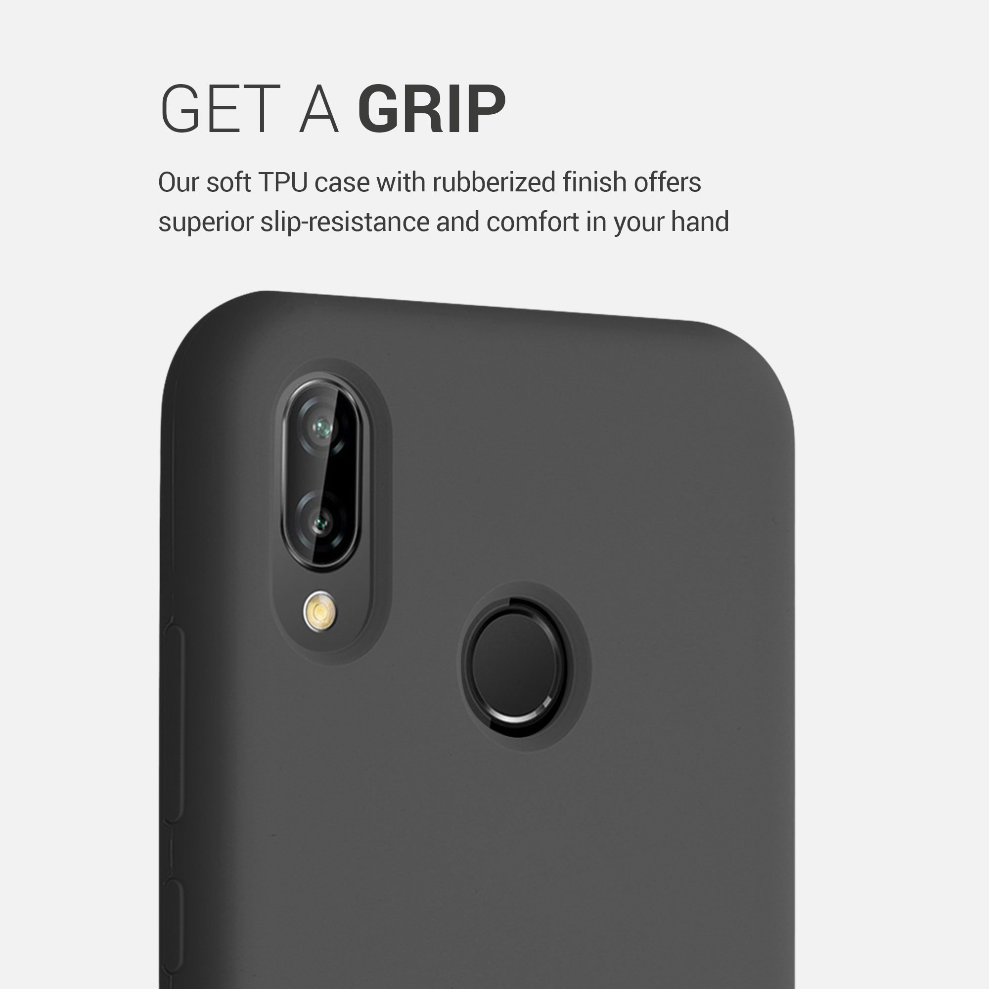 Kryt kwmobile Huawei P20 Lite, černá matná
