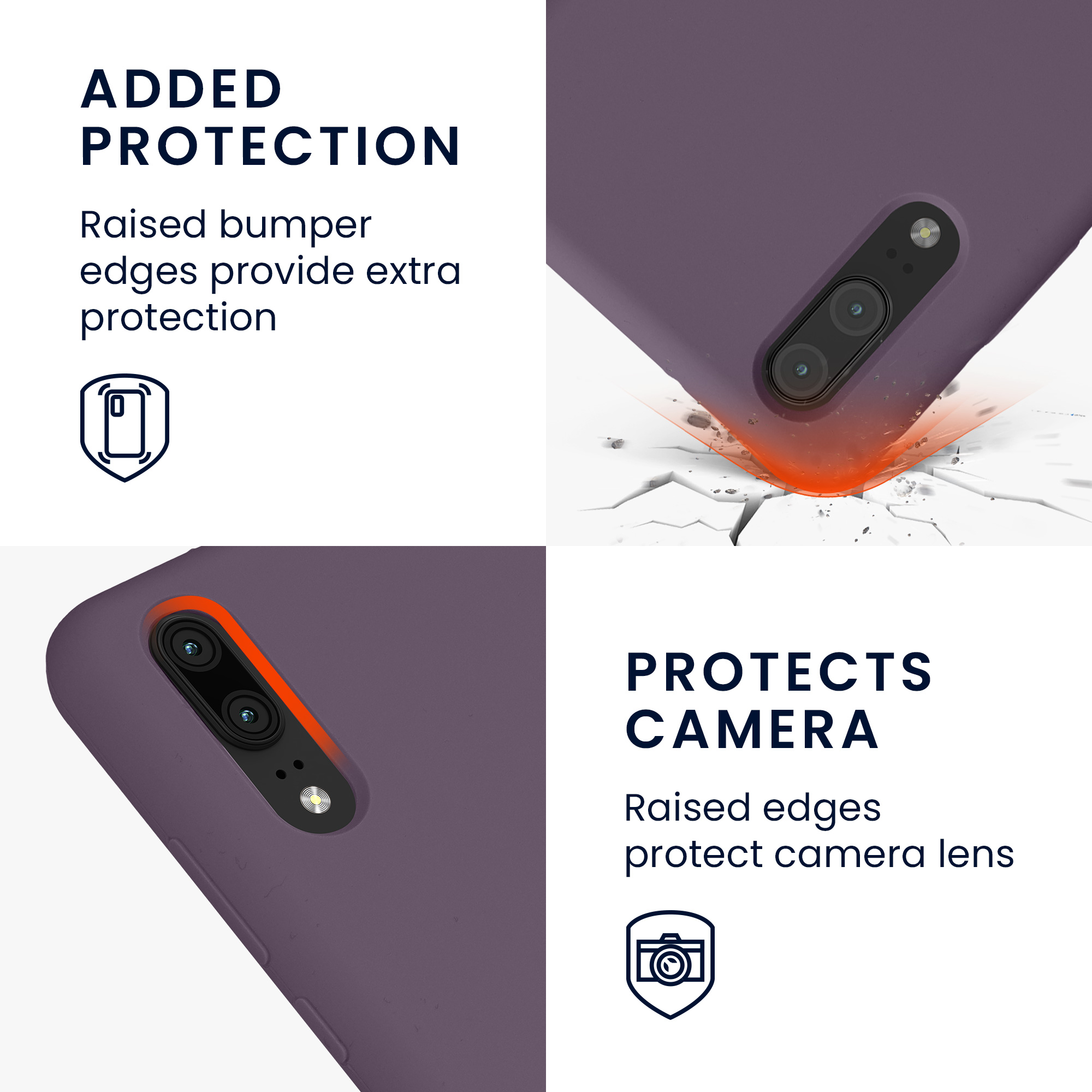 Pouzdro pro Huawei P20 kwmobile silikonové - pastelová kosatcová