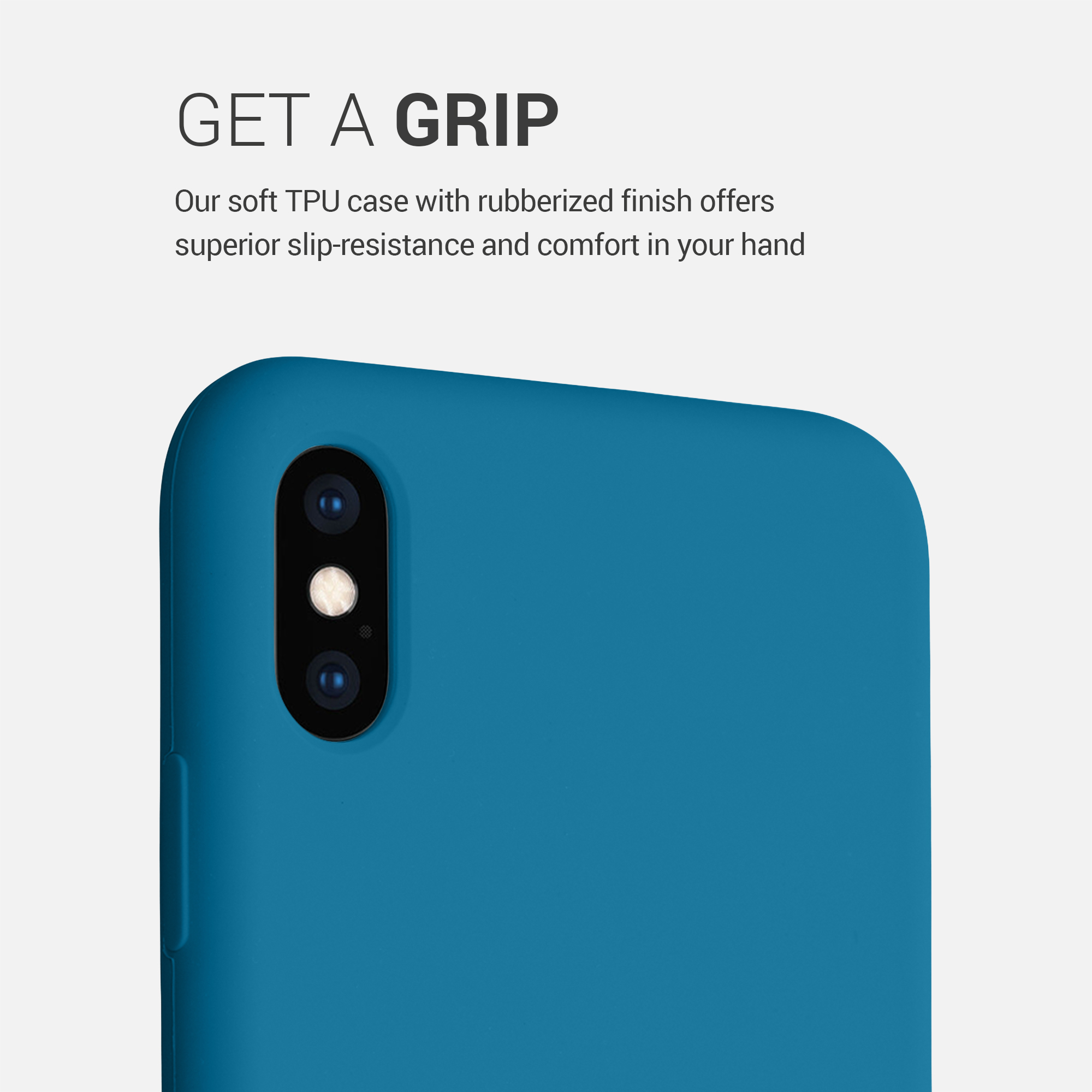 Silikonový kryt na mobil kwmobile pro Apple iPhone XS Max - karibská modrá